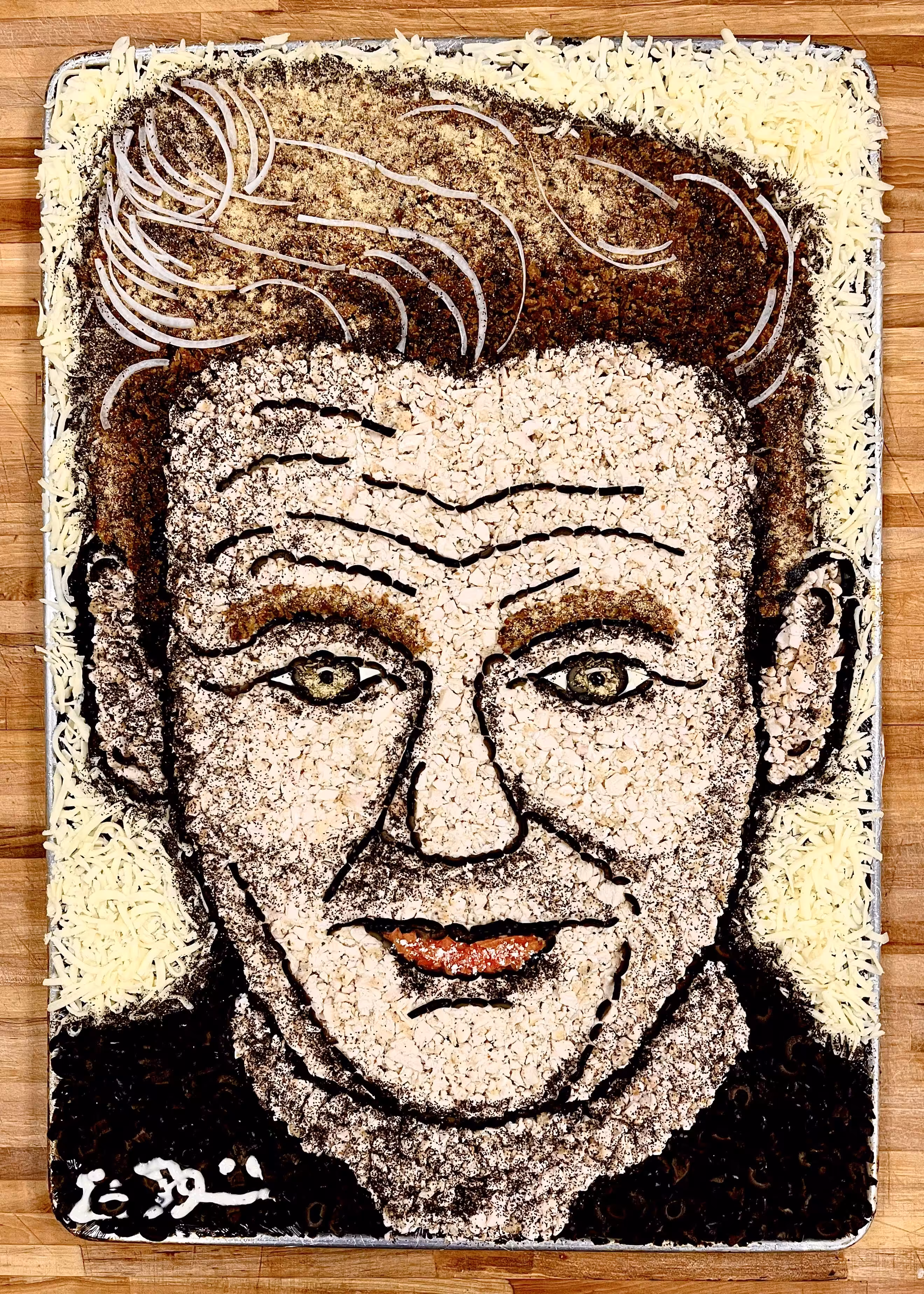 Gordon Ramsay Pizza Portrait