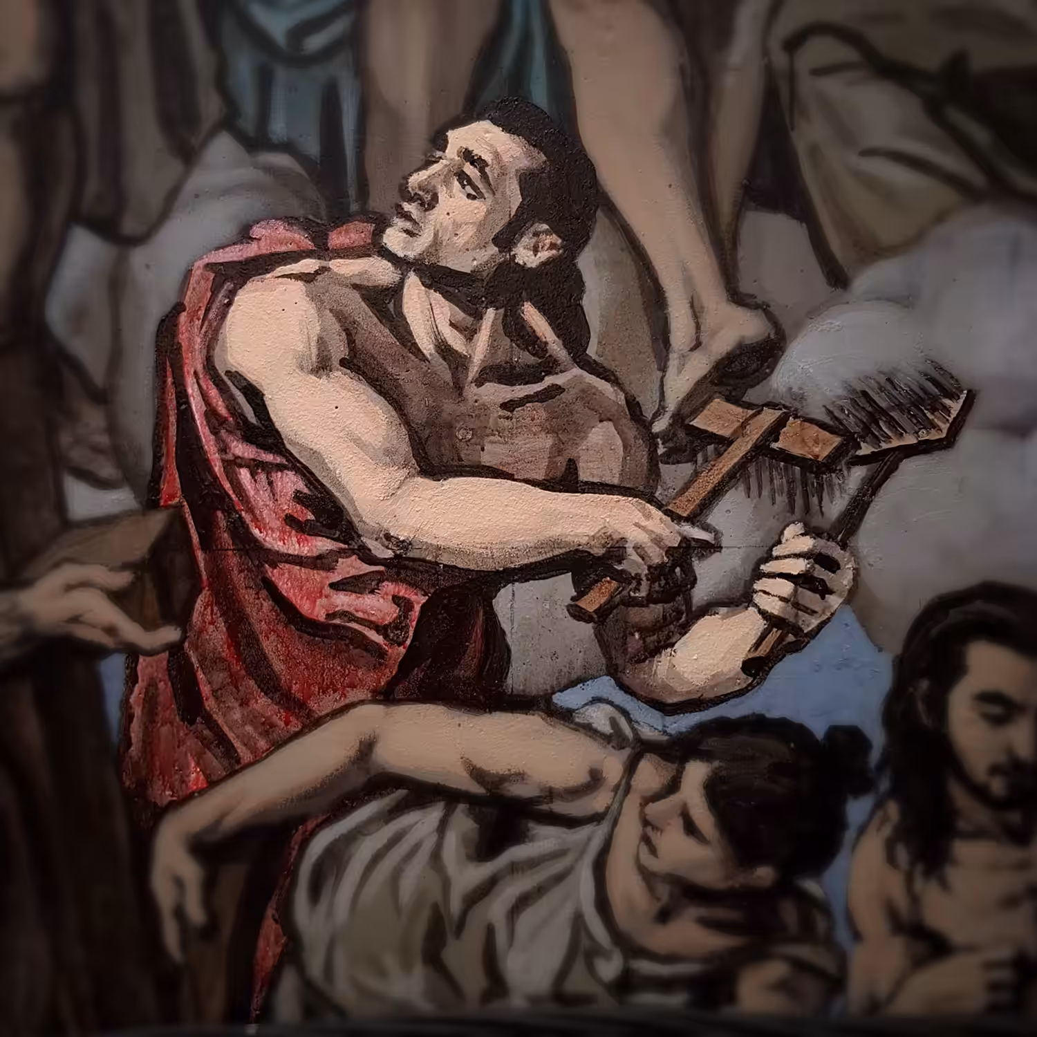 017 - St. Blaise holding the Iron combs