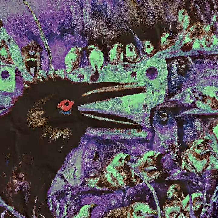 Red-eyed birds