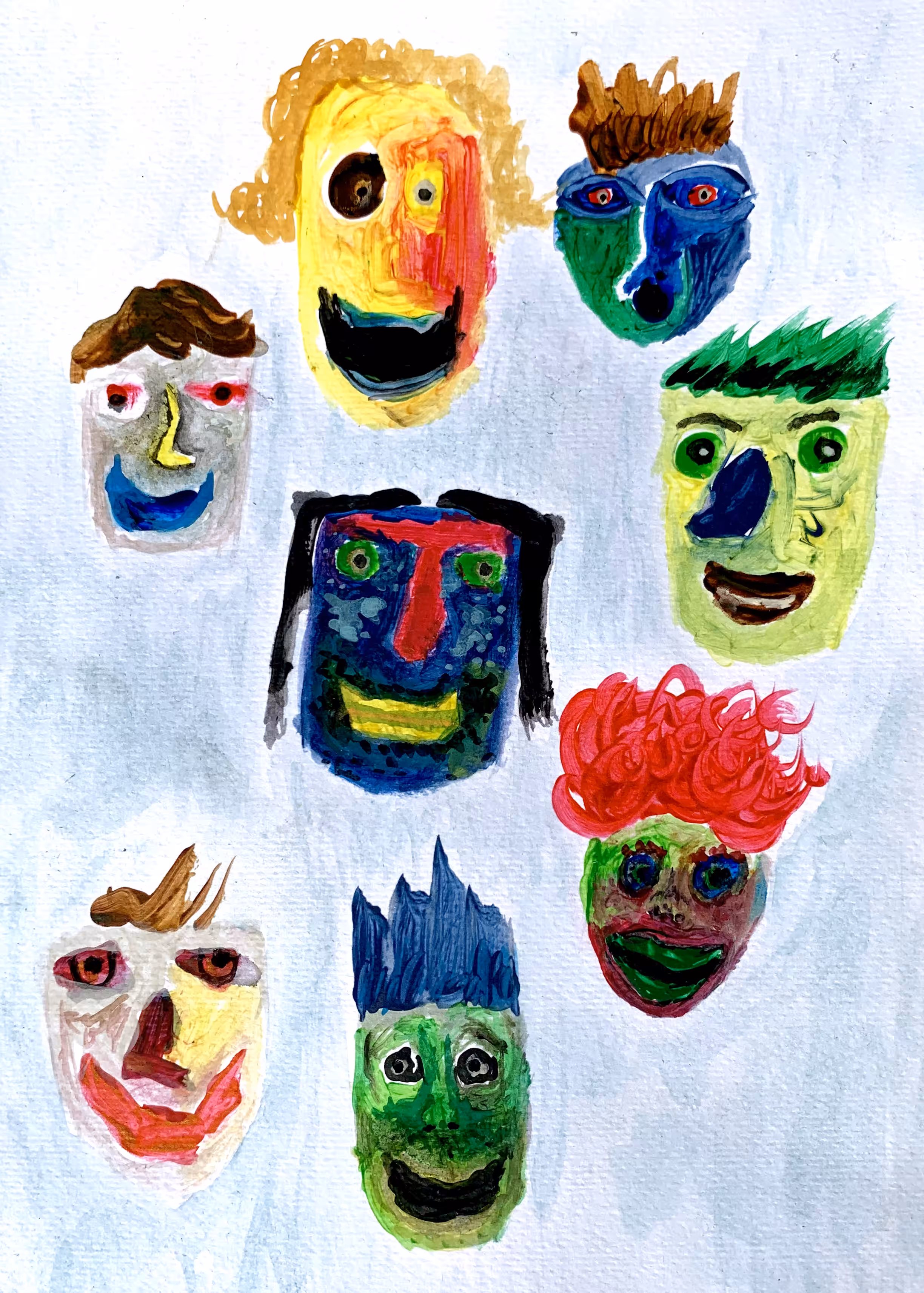 Creepy faces #6