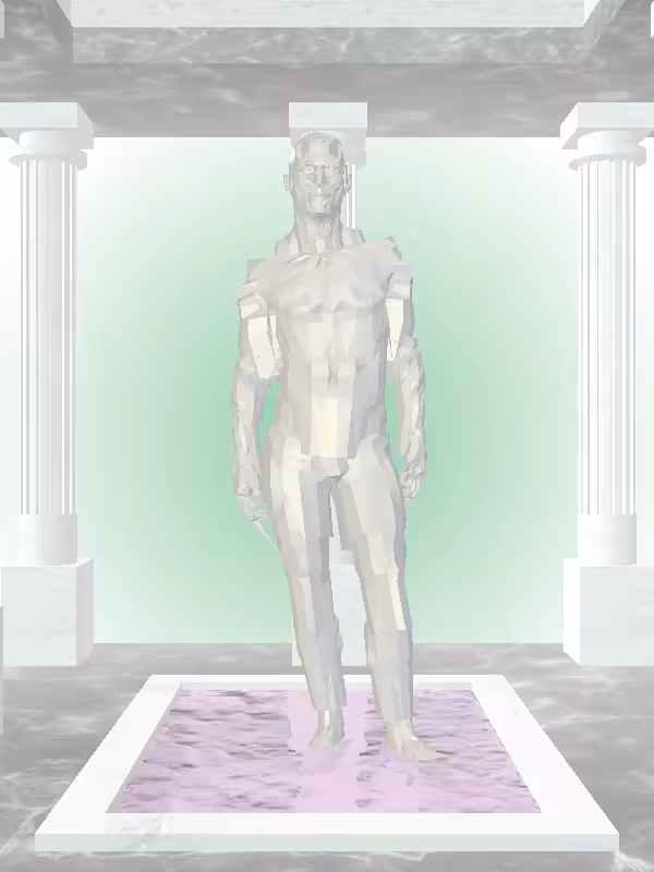 HeavenComputer: The Fragmented Threatening Mossy Champagne Man #3135