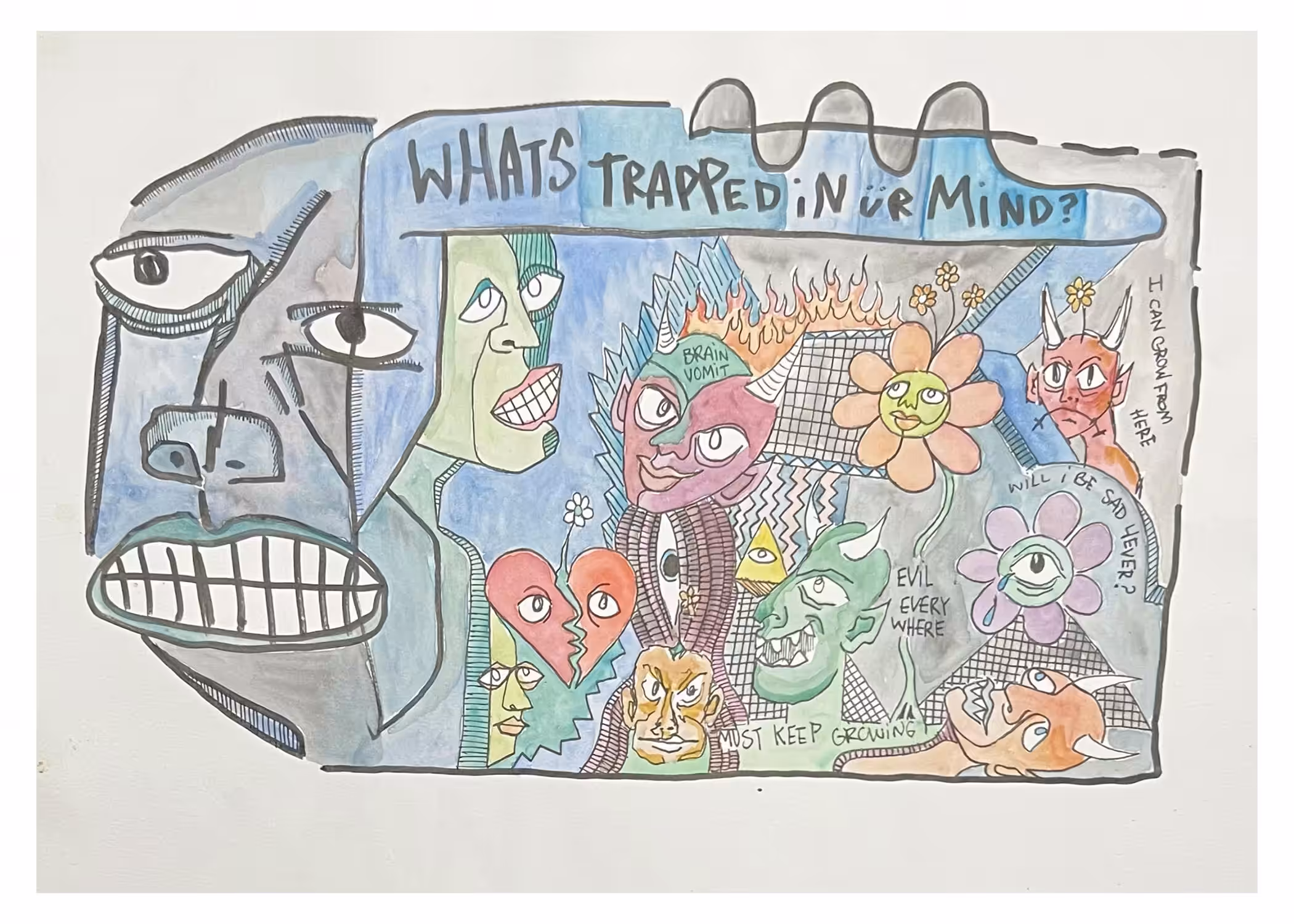 WHATS TRAPPED iN UR MiND?