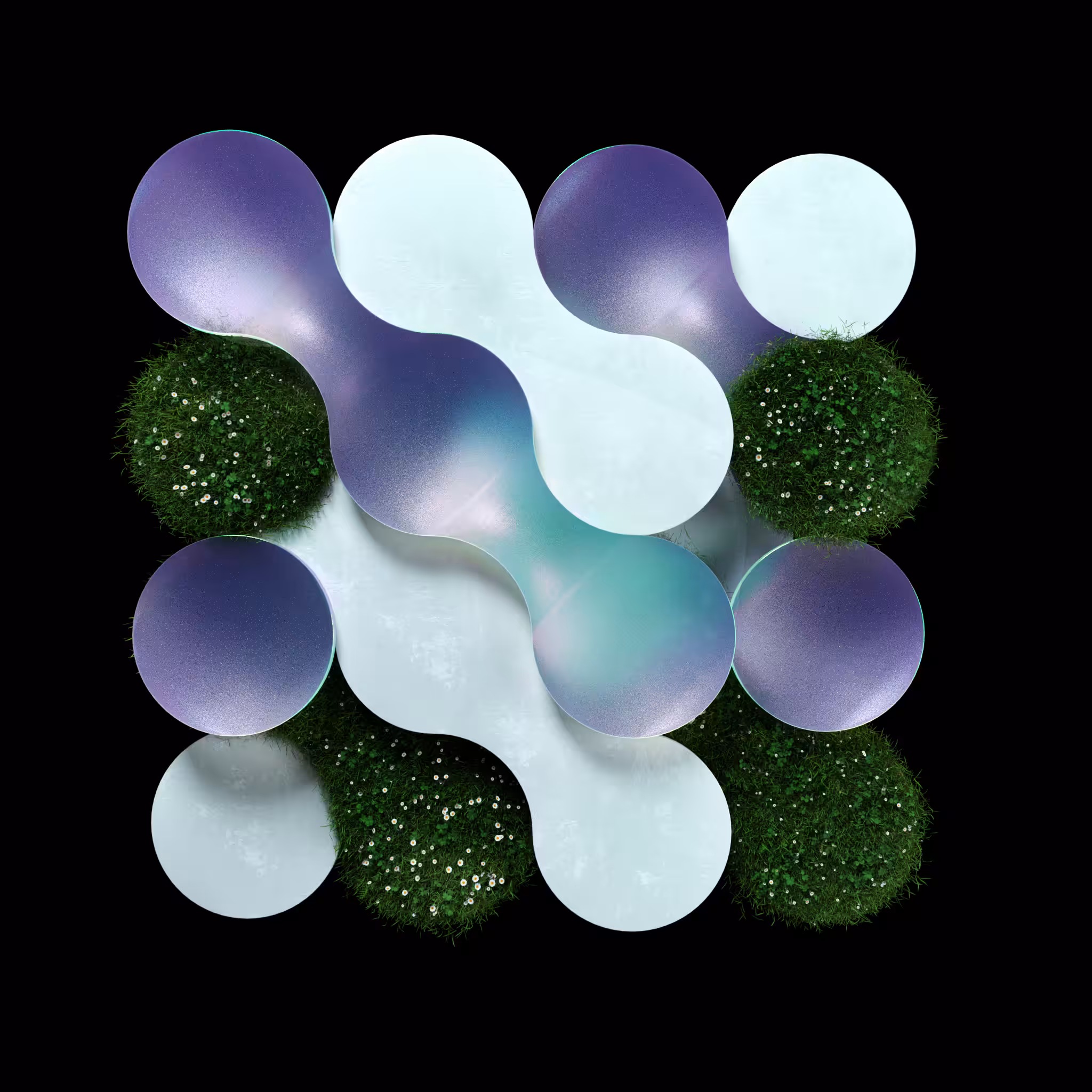 Micro Grass #003-Cloud & Grass