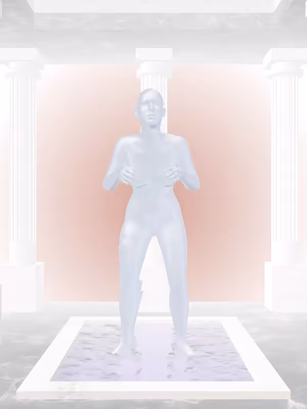 HeavenComputer: The Old Blue Sky Woman #7033