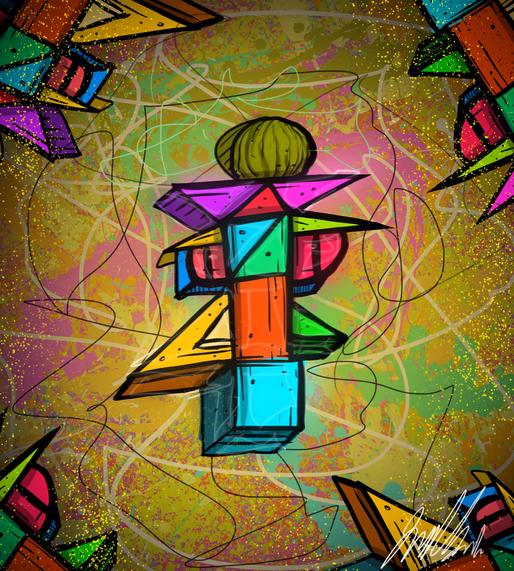 Abstract Cubism #2 