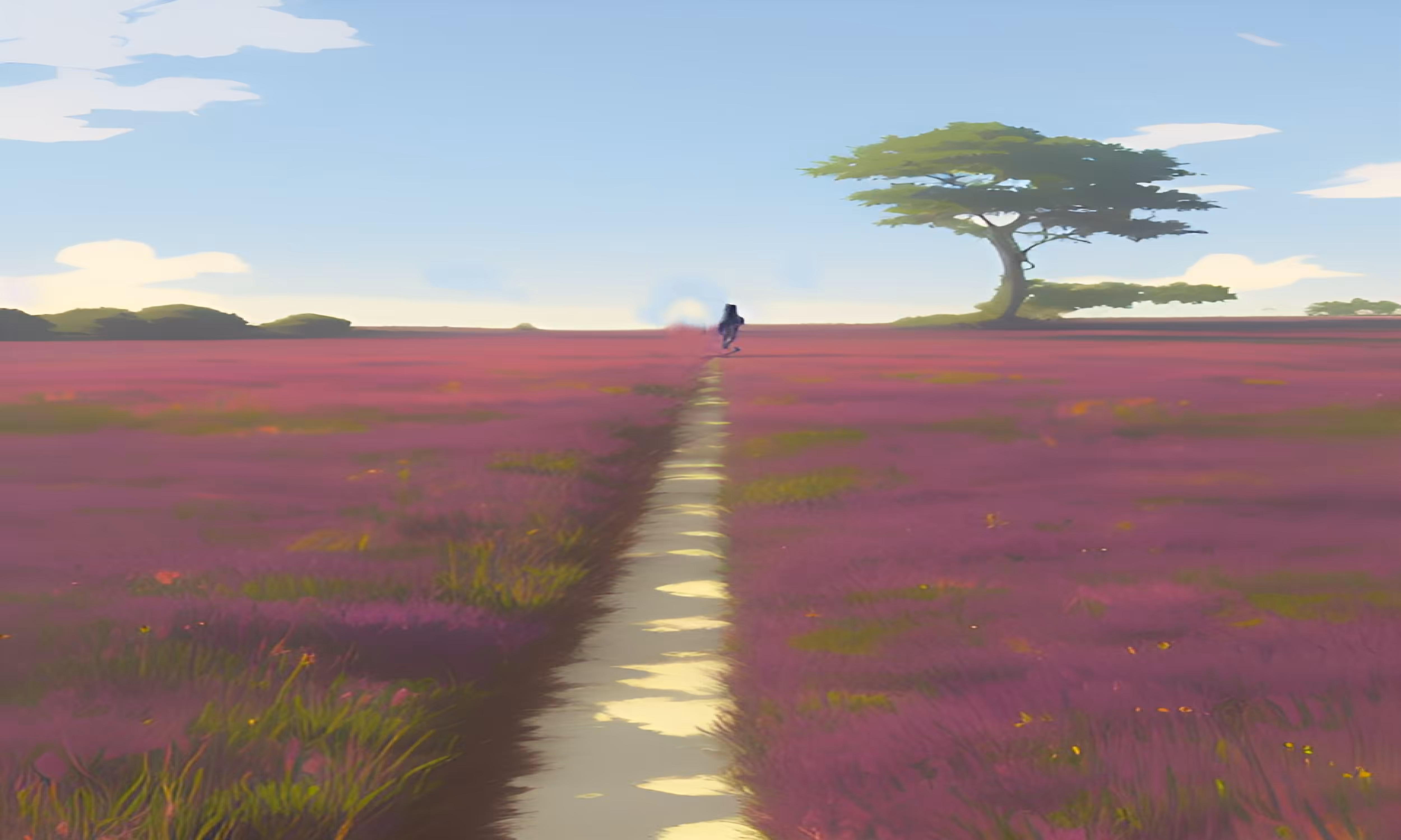 Purple fields: Purple field 7