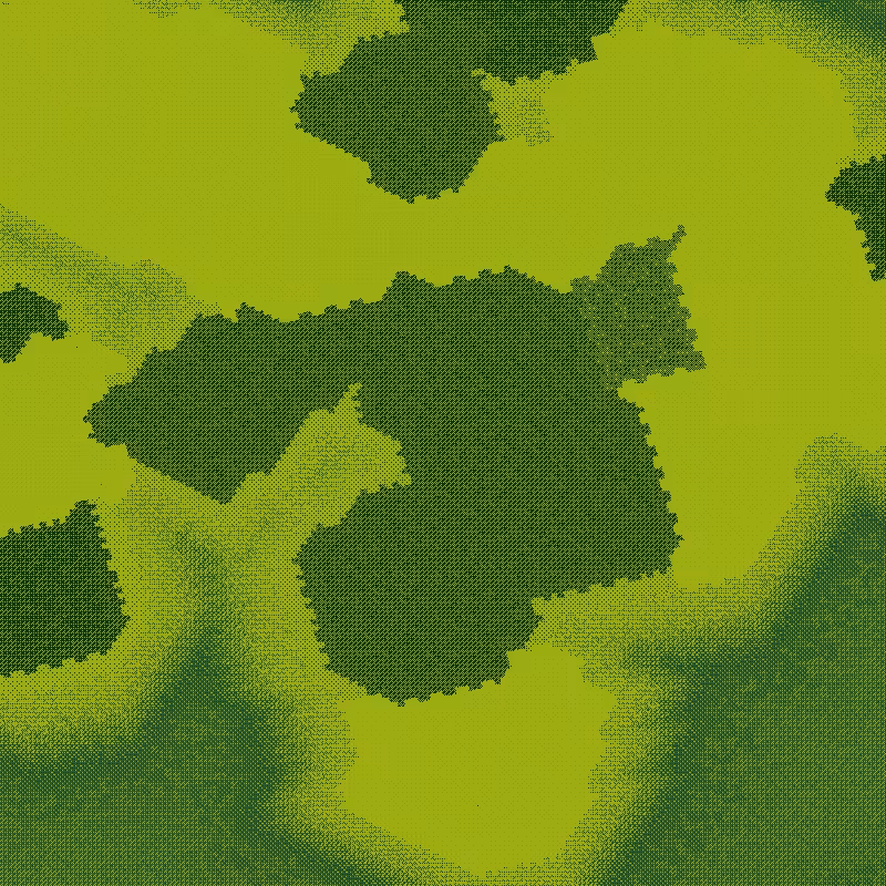 Littlecube Maps: Green Dithering #25