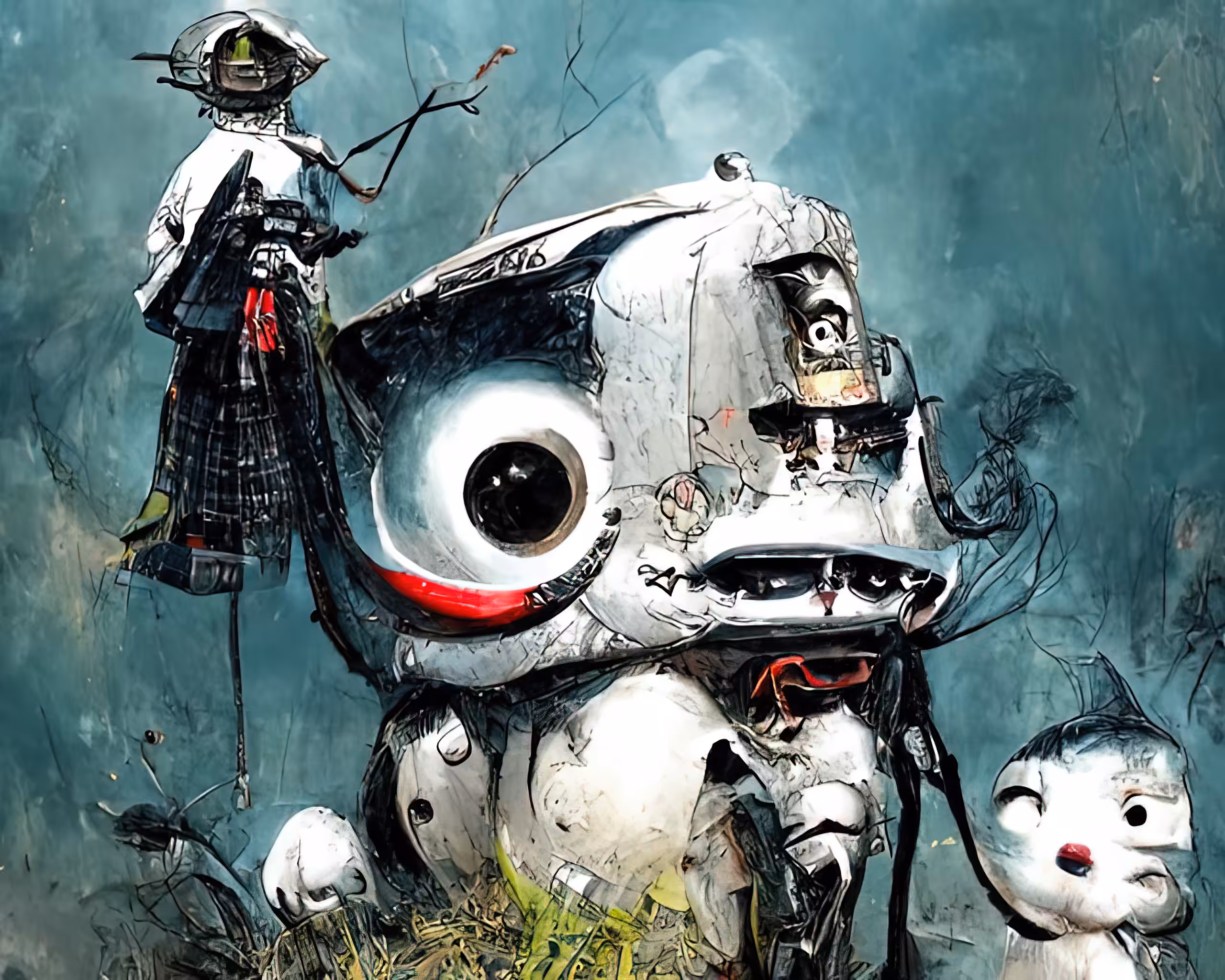 Hybrid Robots of Ancient Japan