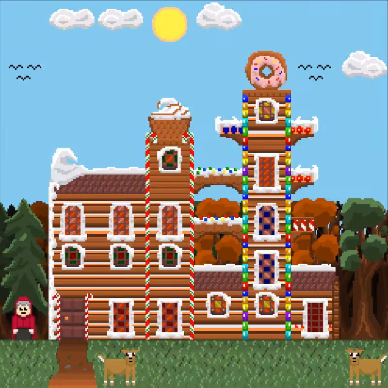 2D Mansion Candy House #104