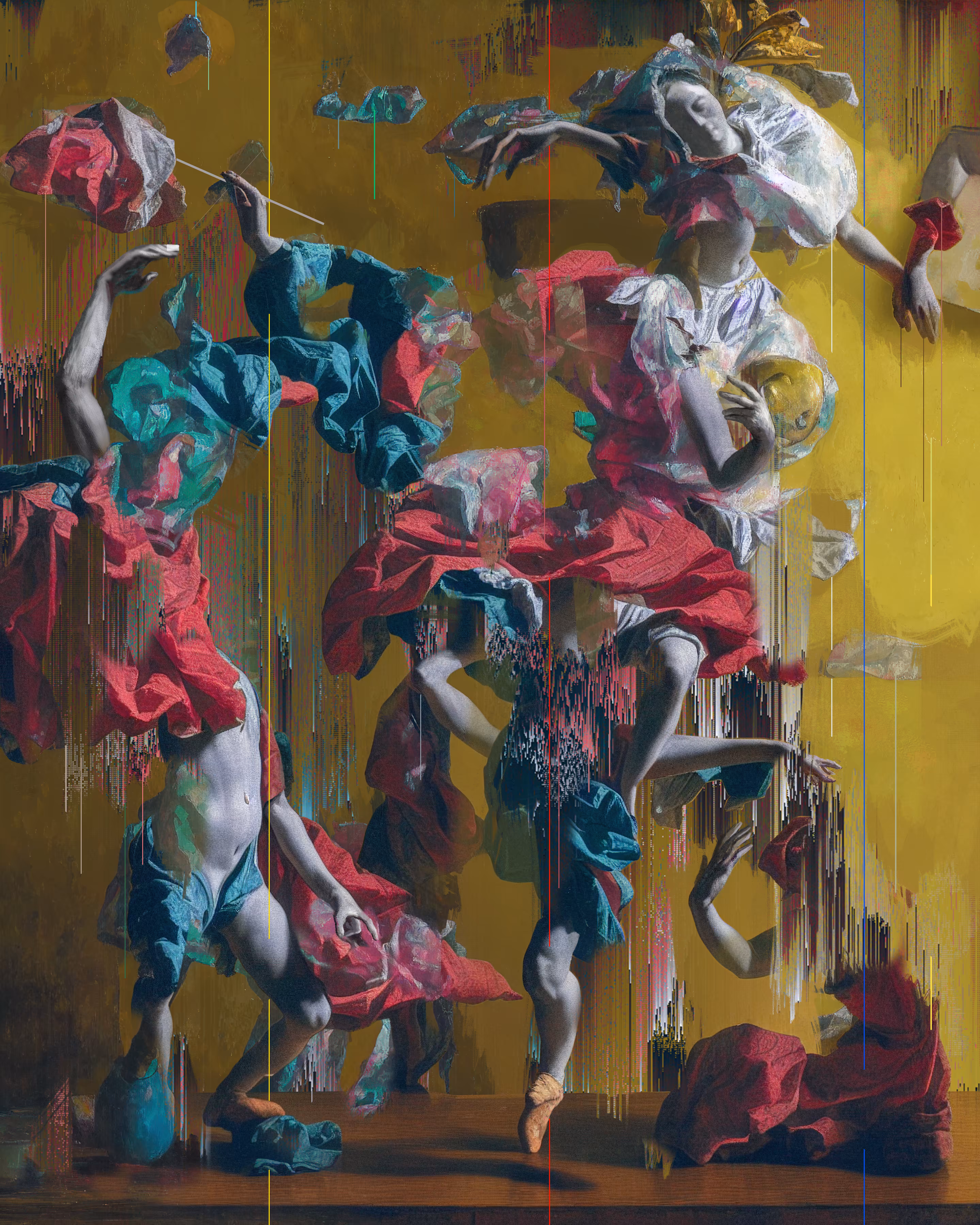 Étude (Still life with dancing figures)