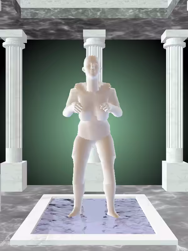 HeavenComputer: The Old Luminescent Beige Woman #7570