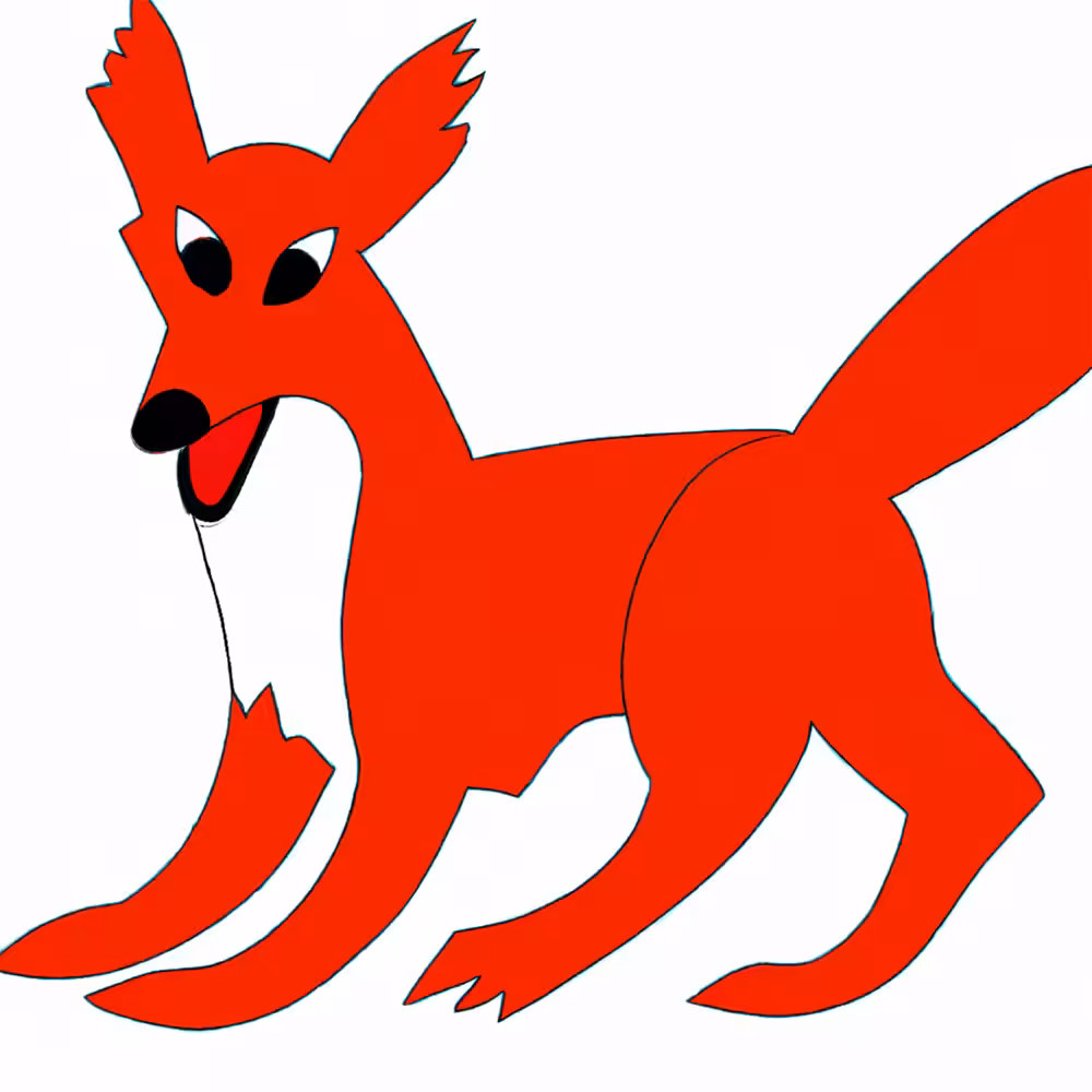 red sly fox