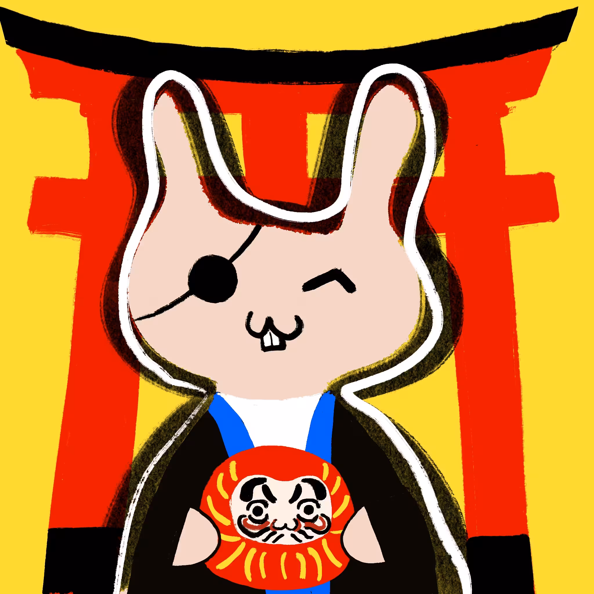 Rabbit Pop #0026 Daruma