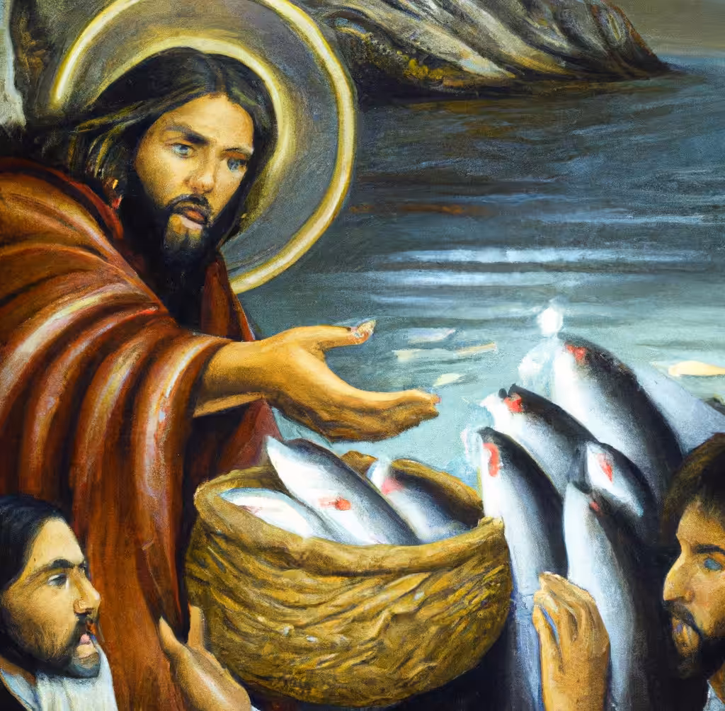 Jesus and the Miraculous Catch of Fish
