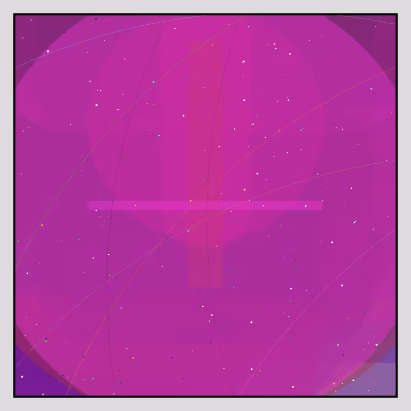 Color Field Starry B #204
