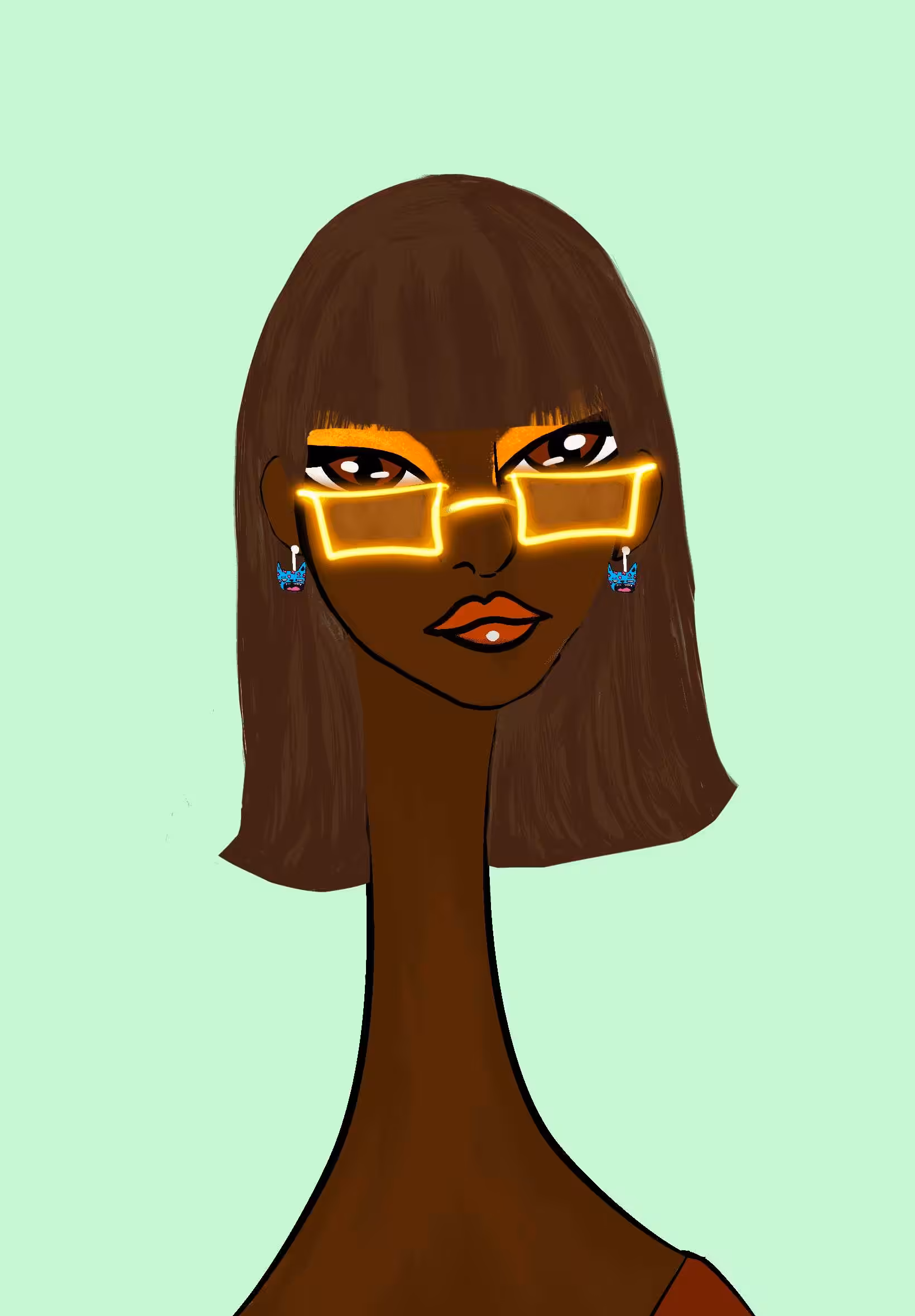 Long Neckie Ladies: Long Neckie Lady #2409