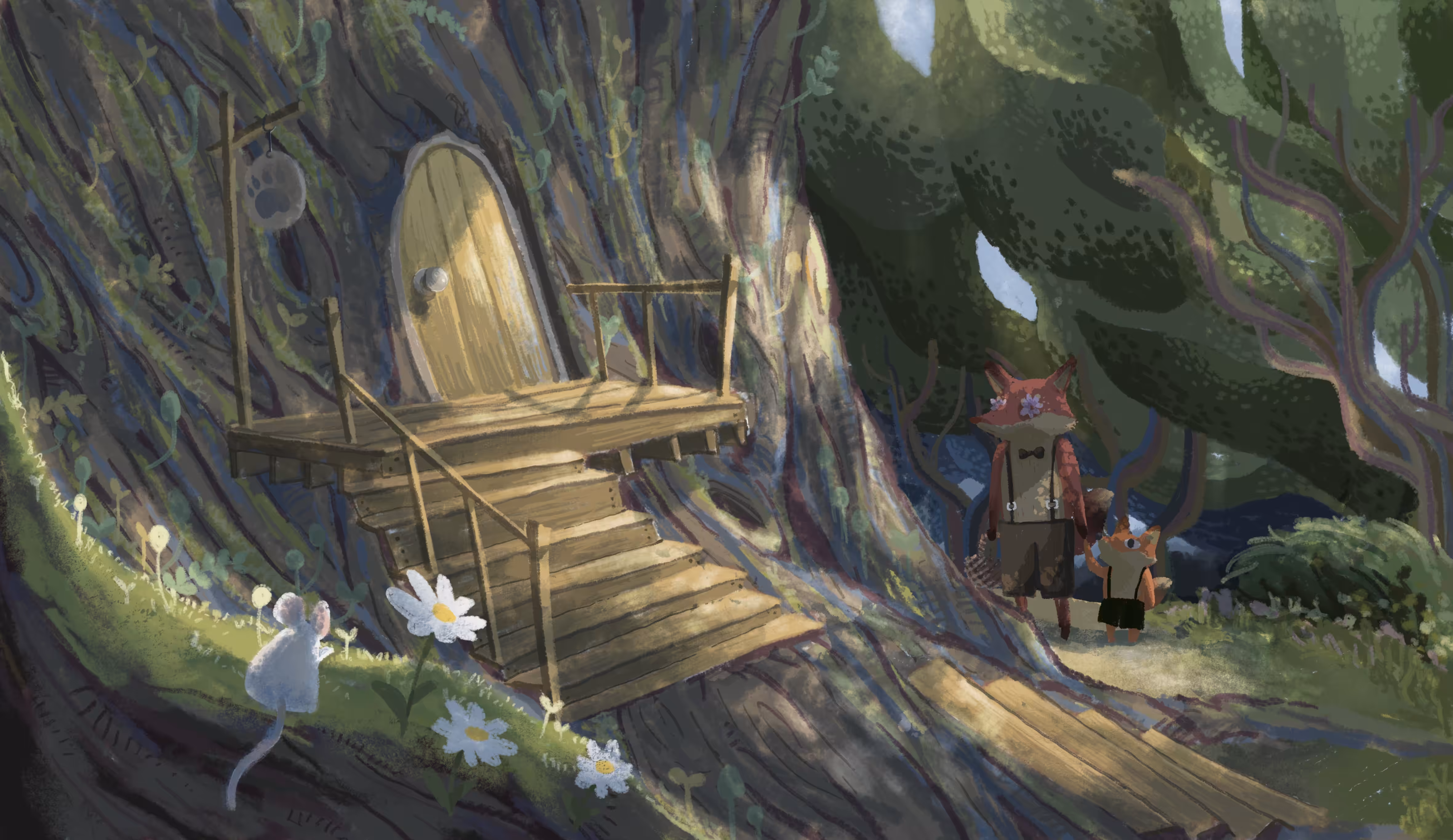 Flower fox #03 neighbor