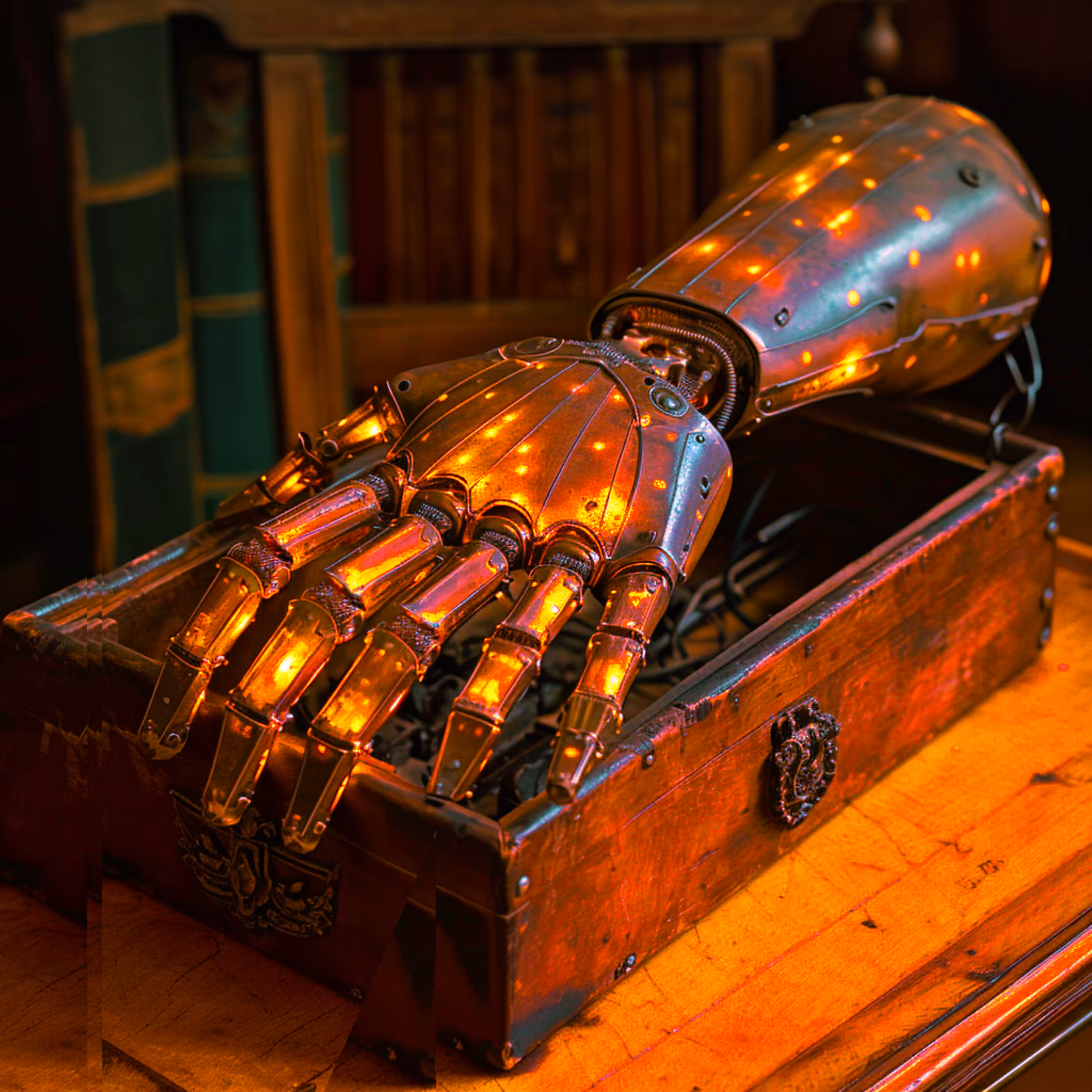 the Artist’s hand replacement wit Machine’s (18XX) 