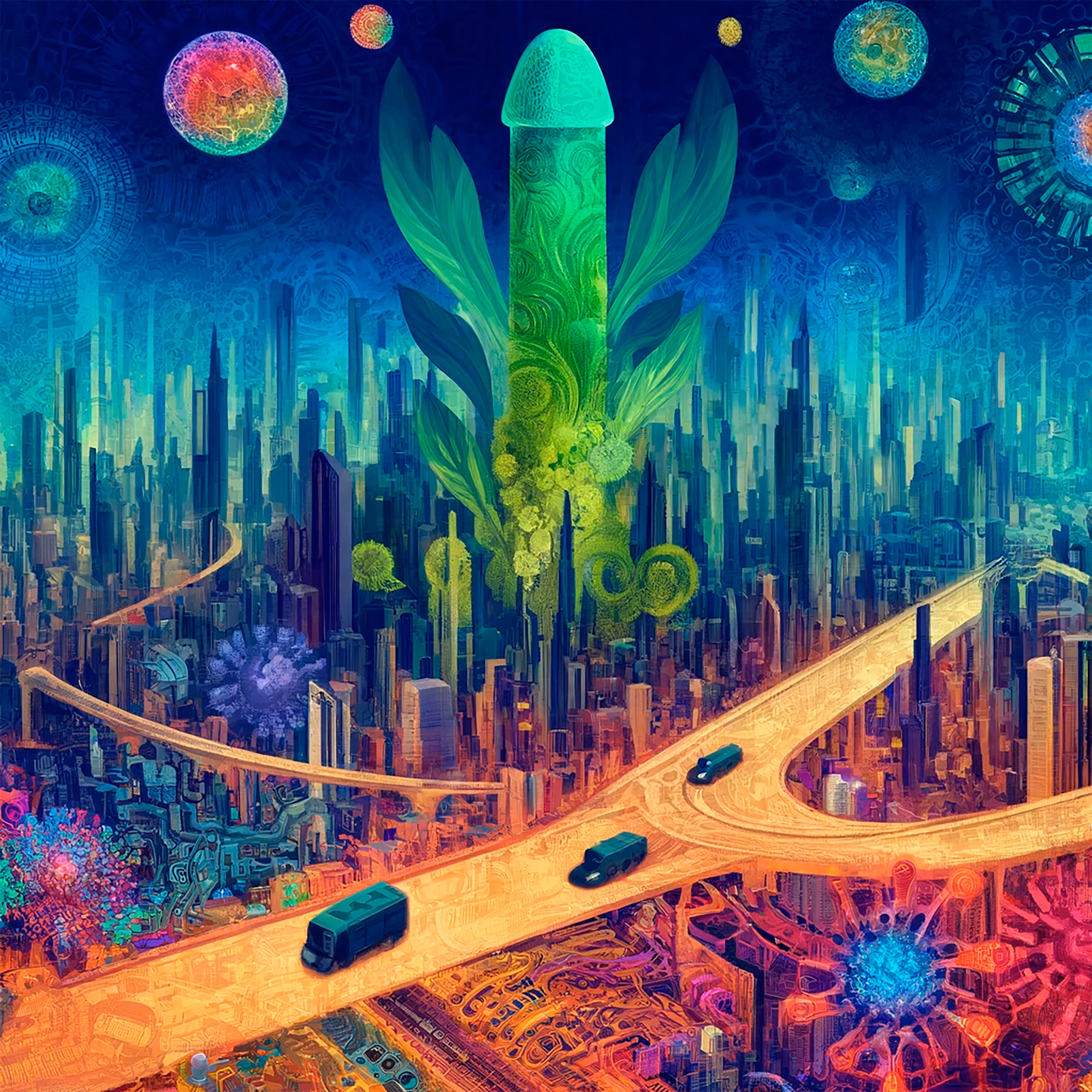 Vitality Unleashed: Bio-Cities: Symbiotic Structure