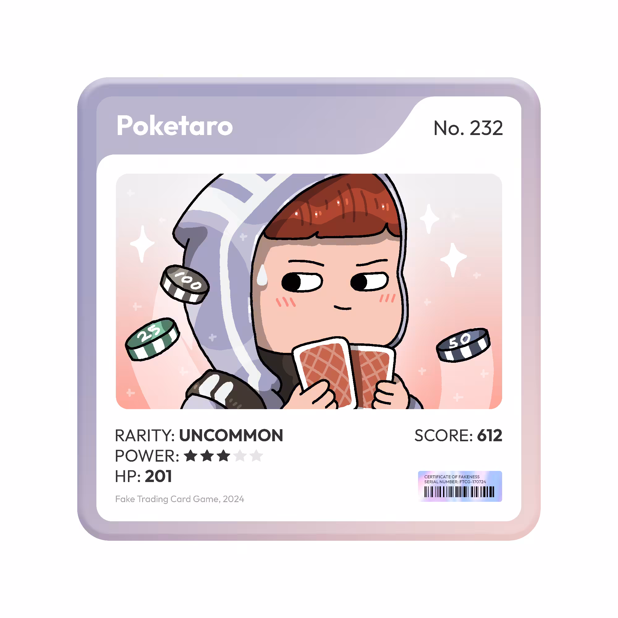 Fake Trading Card Game: Poketaro