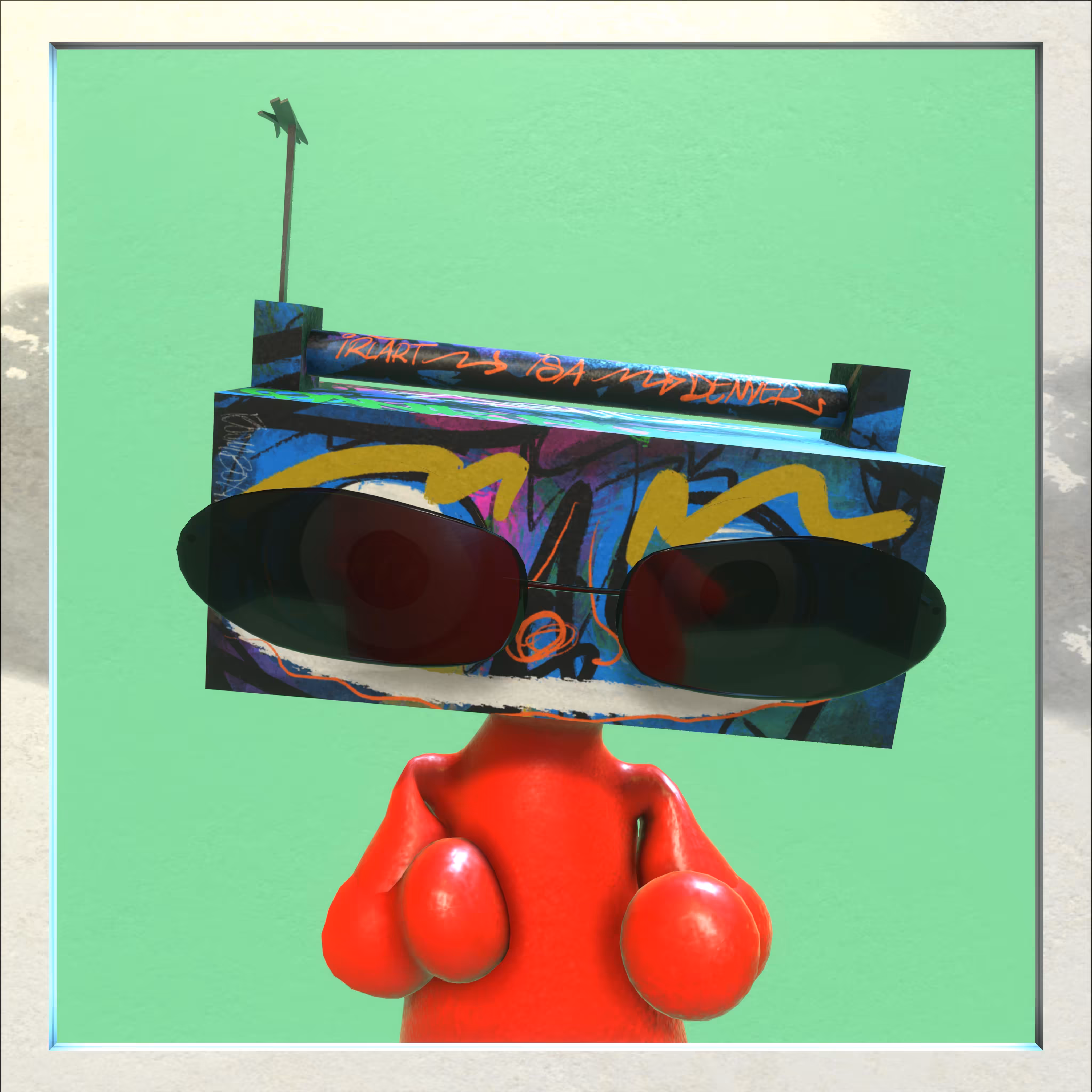 Boomboxhead #400