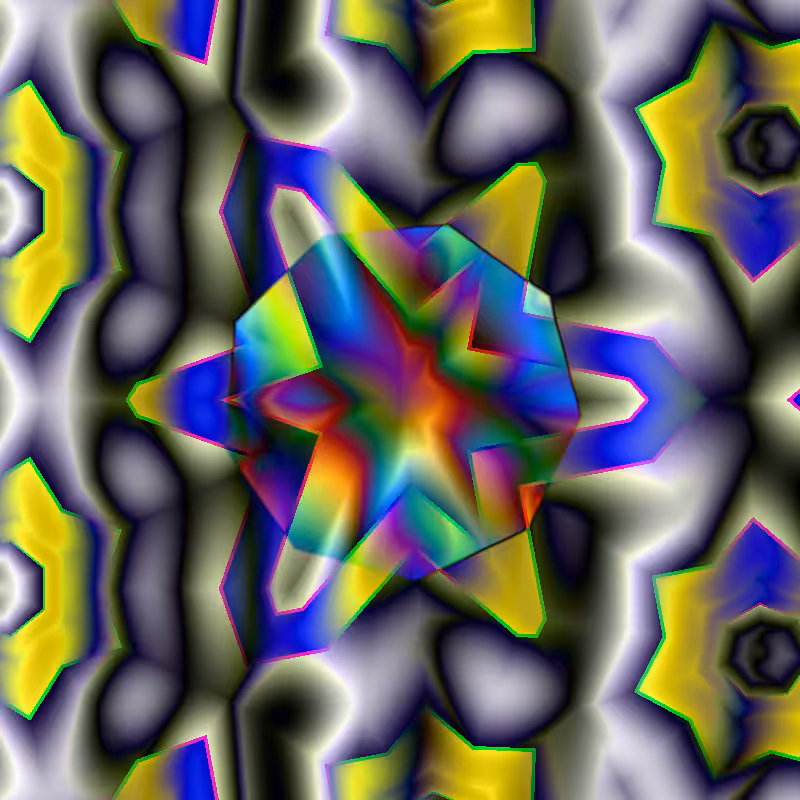 Multiple Colorful Shapes #17