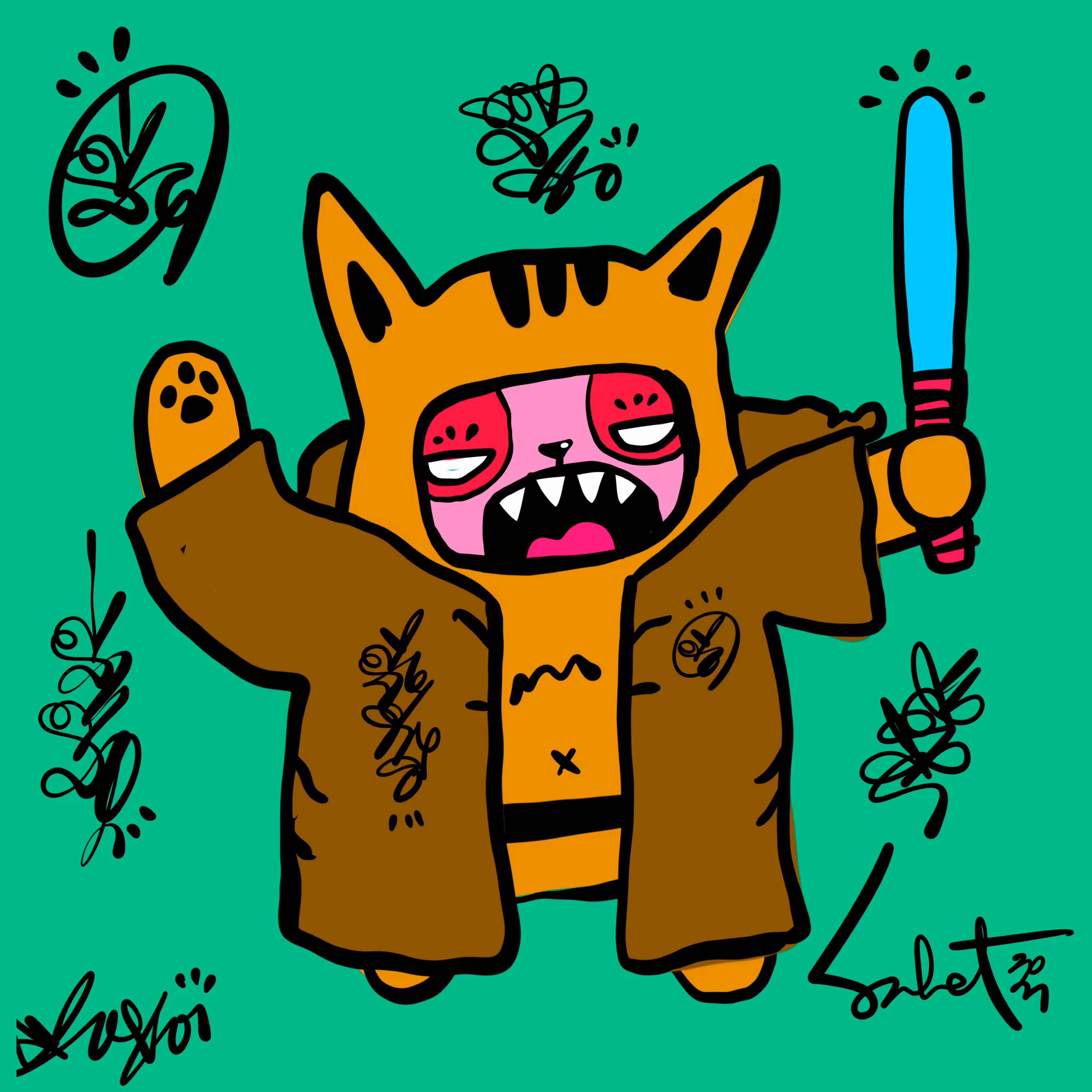Ugly Kitties by Sabet #125