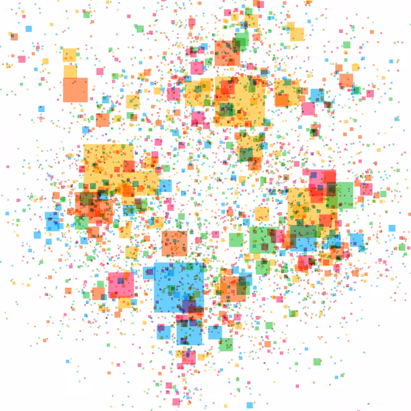 Splashed Squares #1