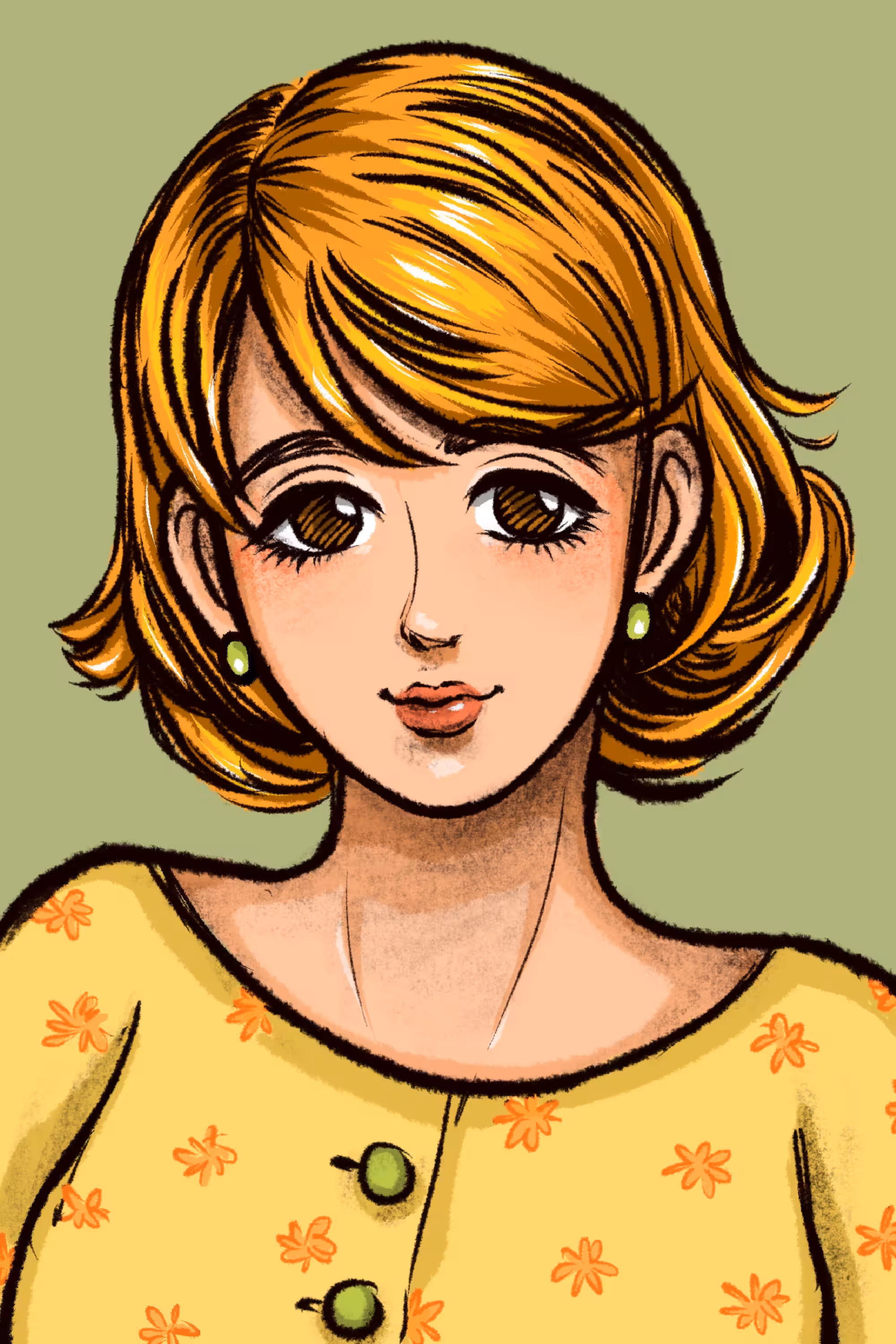 Vintage CHARCOAL'S GIRL 02