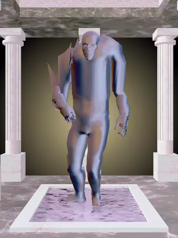 HeavenComputer: The Injured Stealth Dark Blue Man #6766