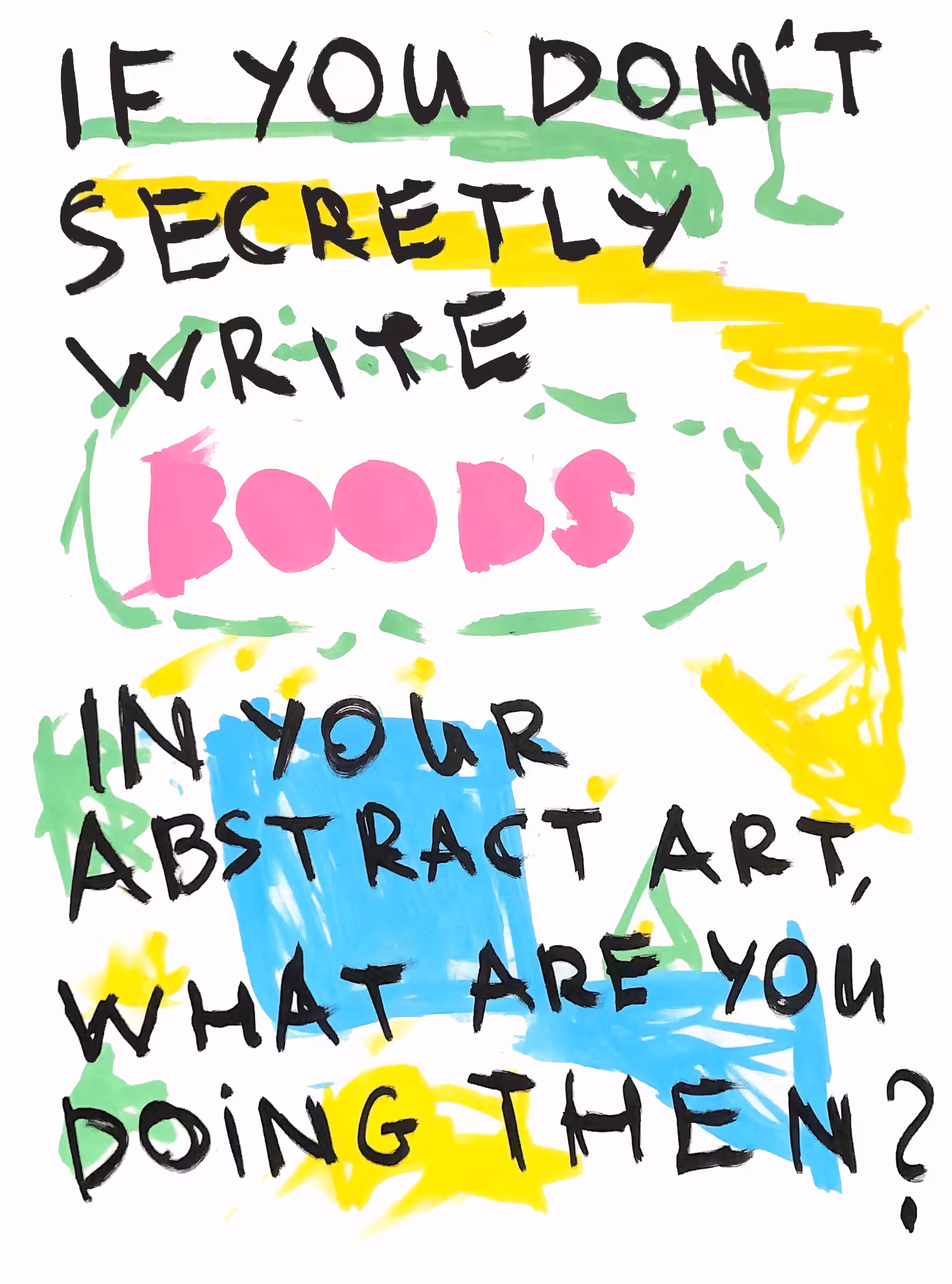 A Very Serious Abstract Art