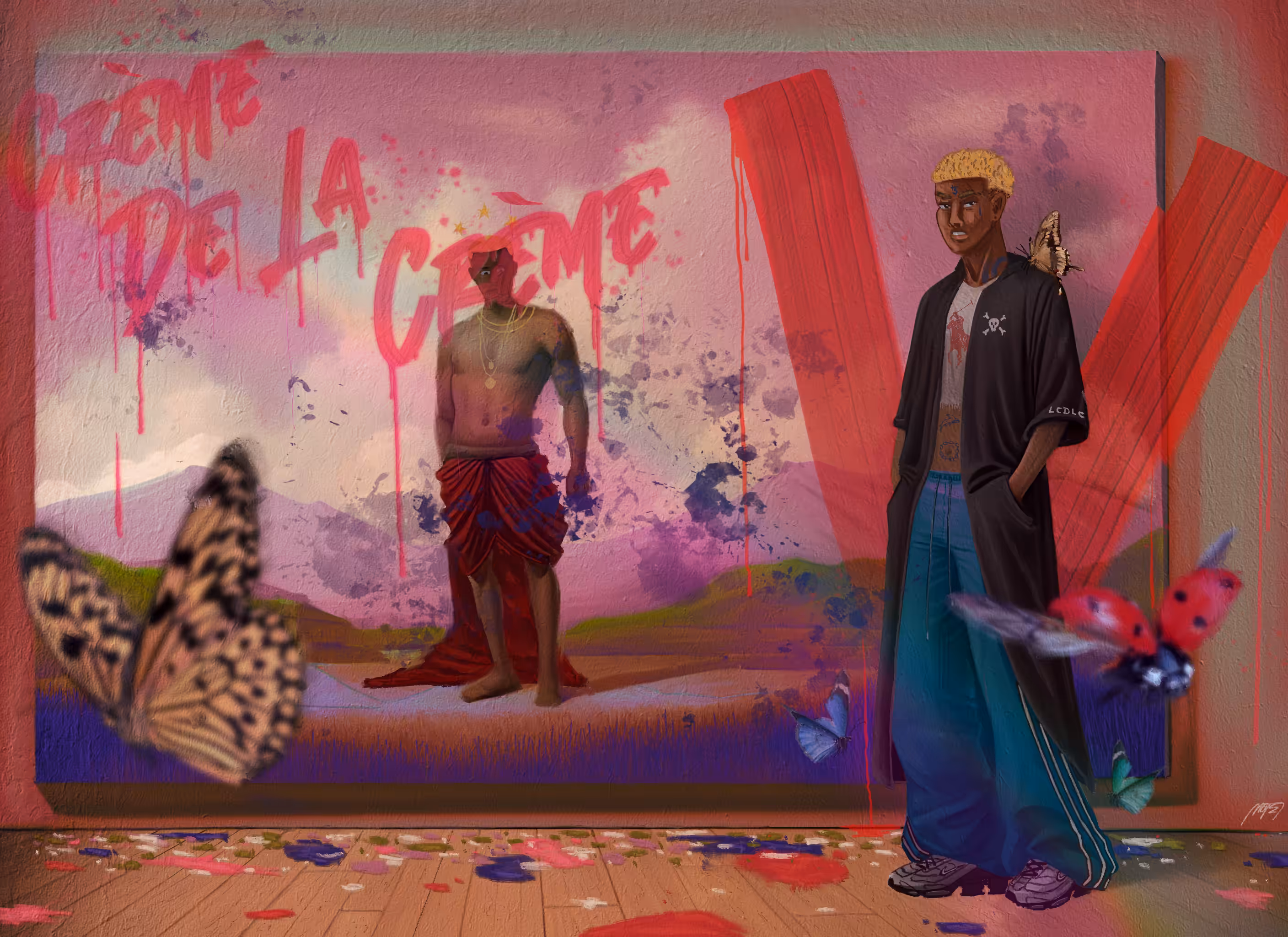 " Fuck this piece "