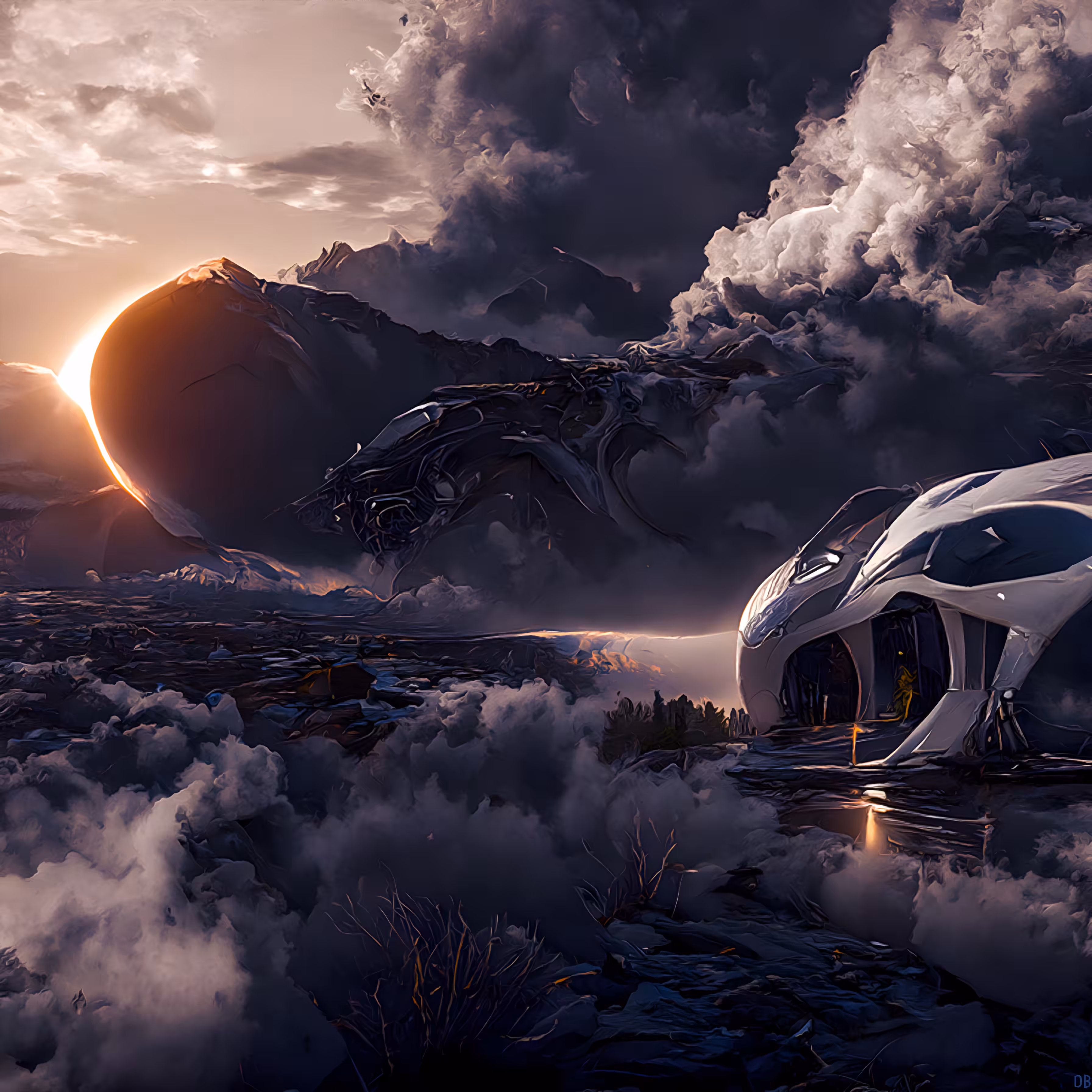 Gryphon Art Collective: Sundown on Alus-9