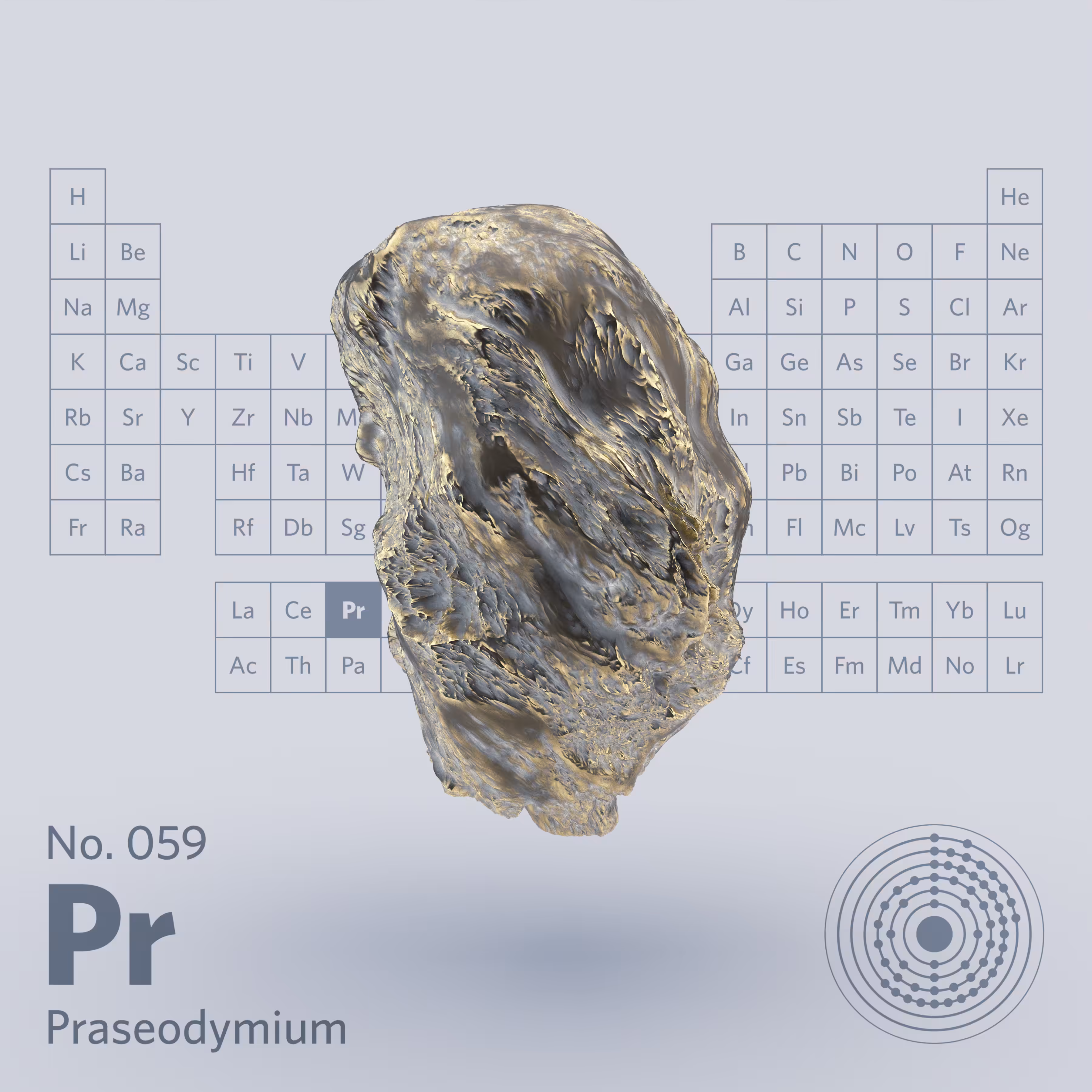 No. 59 Praseodymium [A667, B666]