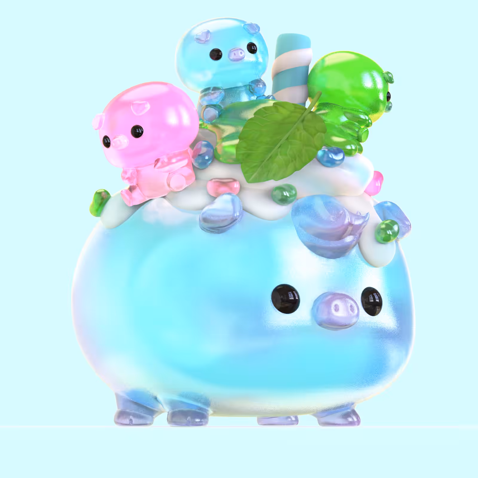 013 Booka : Jelly Pig Cupcake