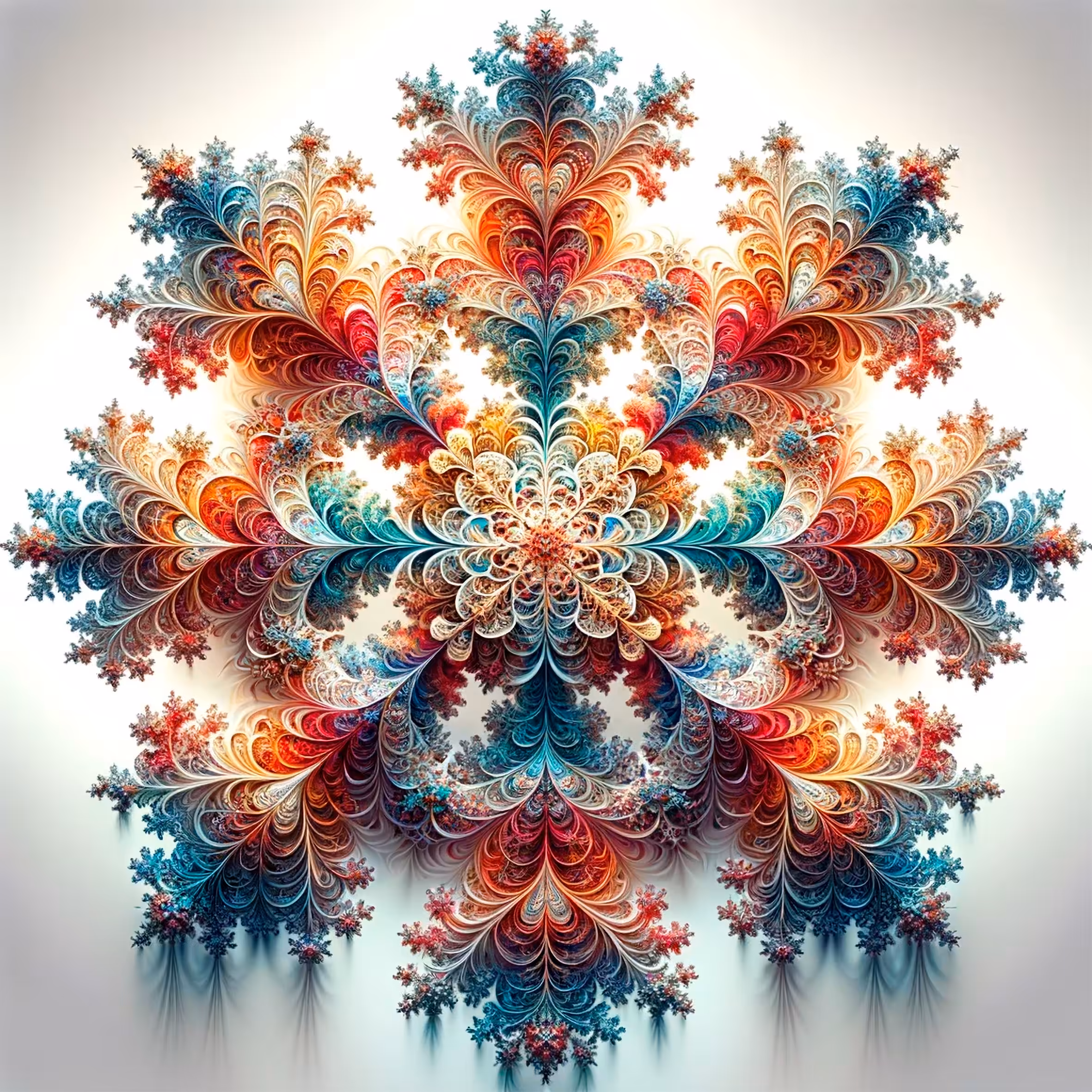 Art Nouveau Dreams 42 - Snowflake