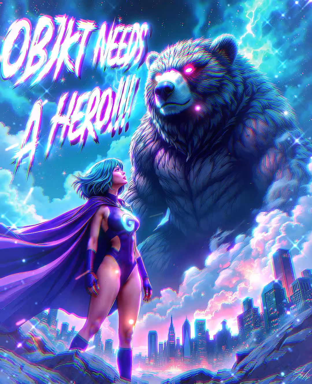 "I Need A Hero" by Queen Glitch