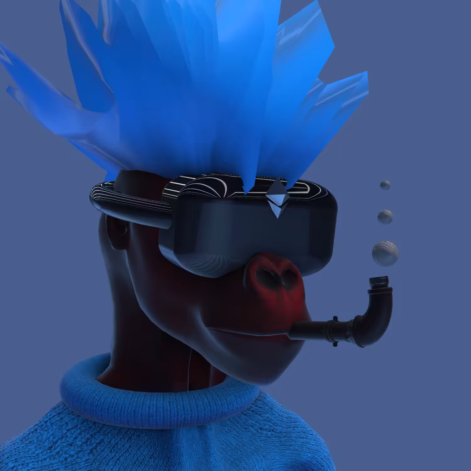 CryptoAvatar3D-037- Vr Red Apes