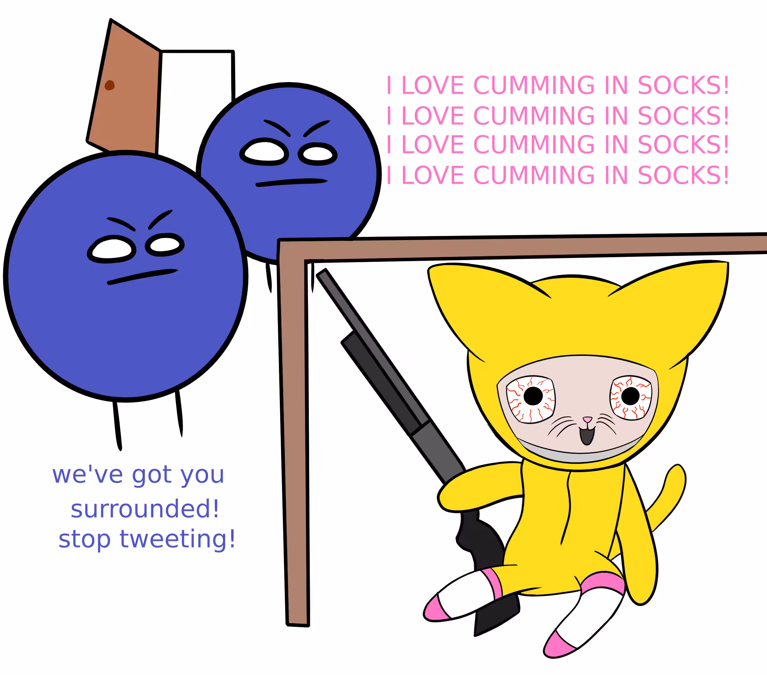 we got u surrounded tubby