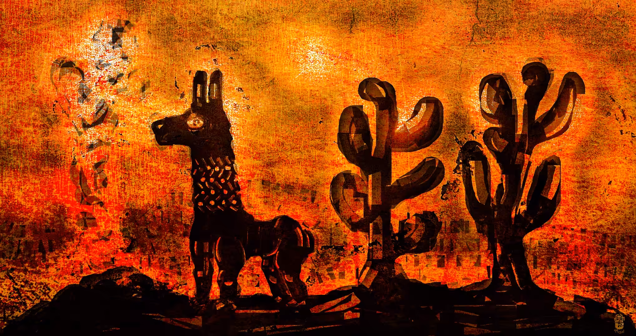 Llama on the Red Planet