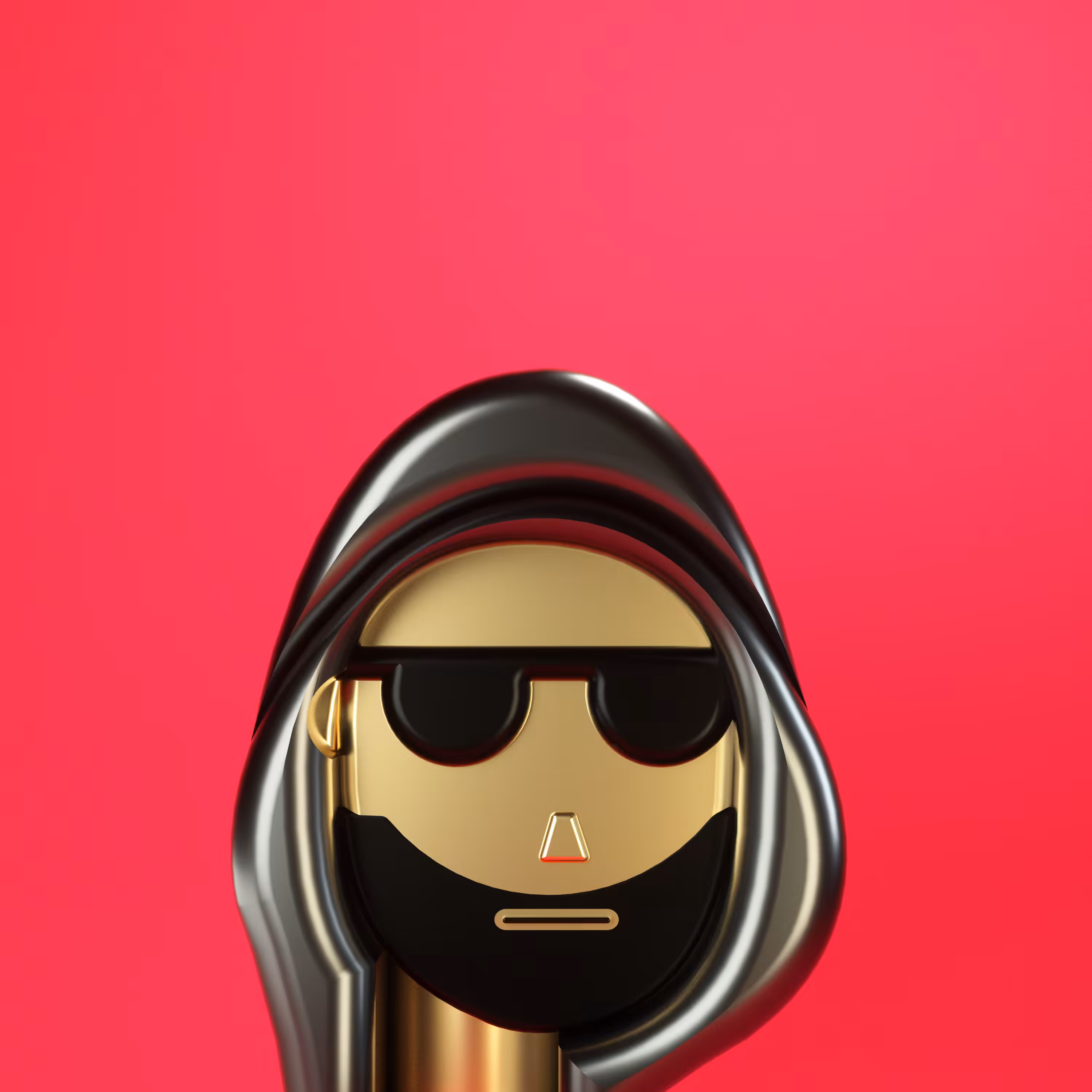 3D Chrome Punk Babies #011
