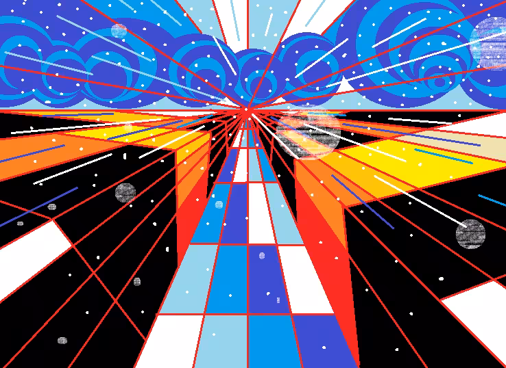 Road in the rain