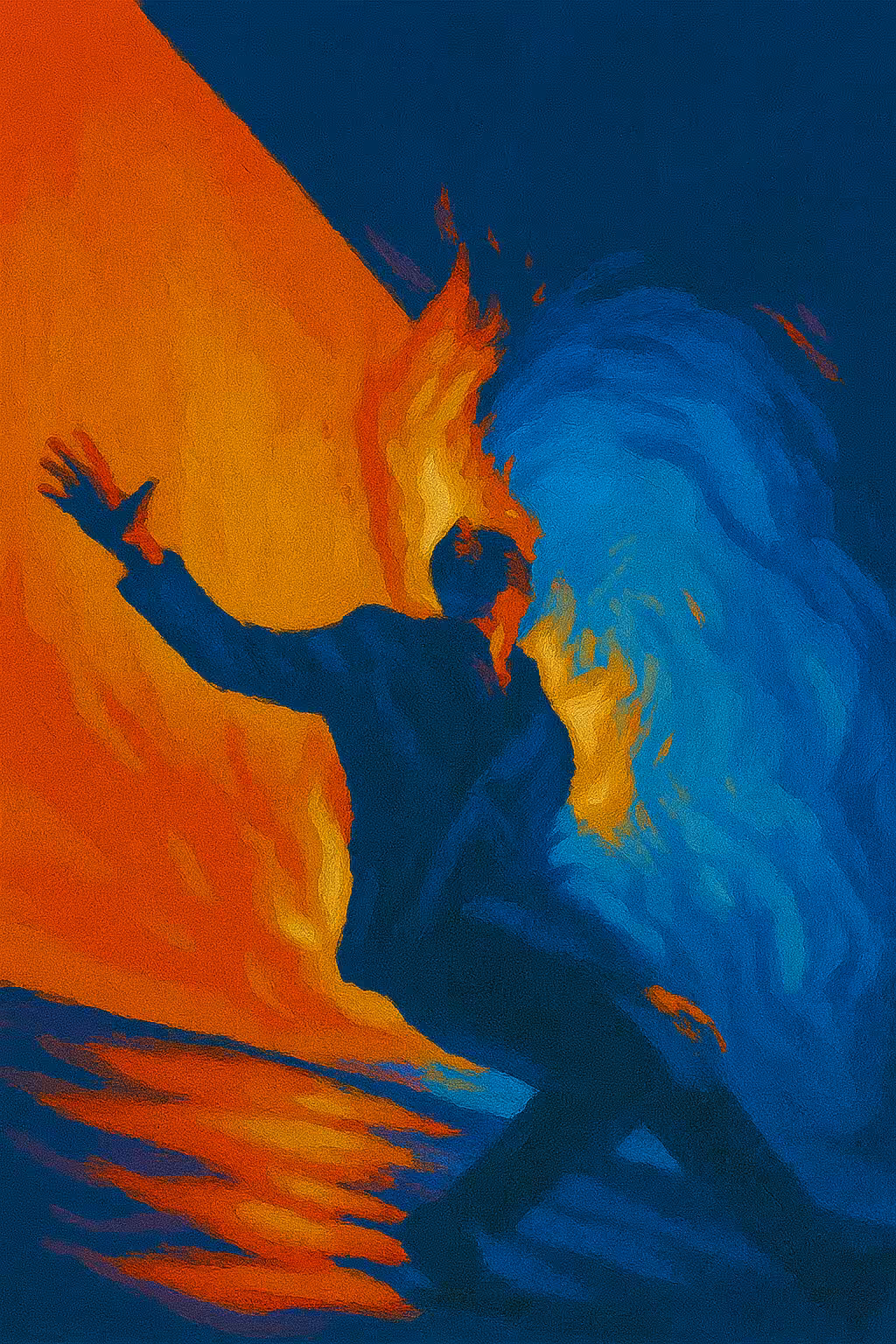 Fire Heart, Blue Wing
