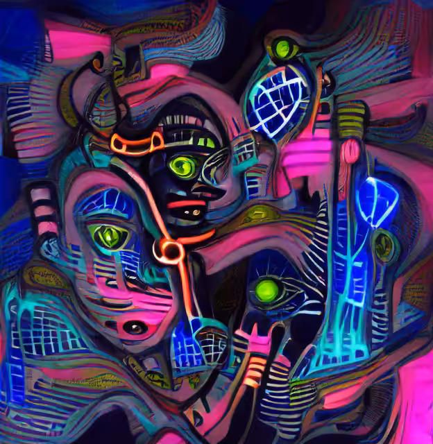 Neon Magical Creature