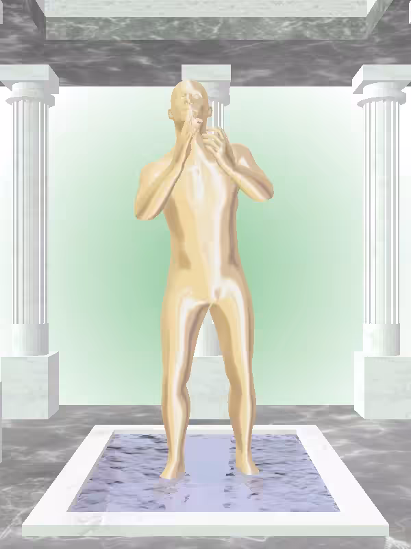 HeavenComputer: The Cheering Real Gold Man #7676