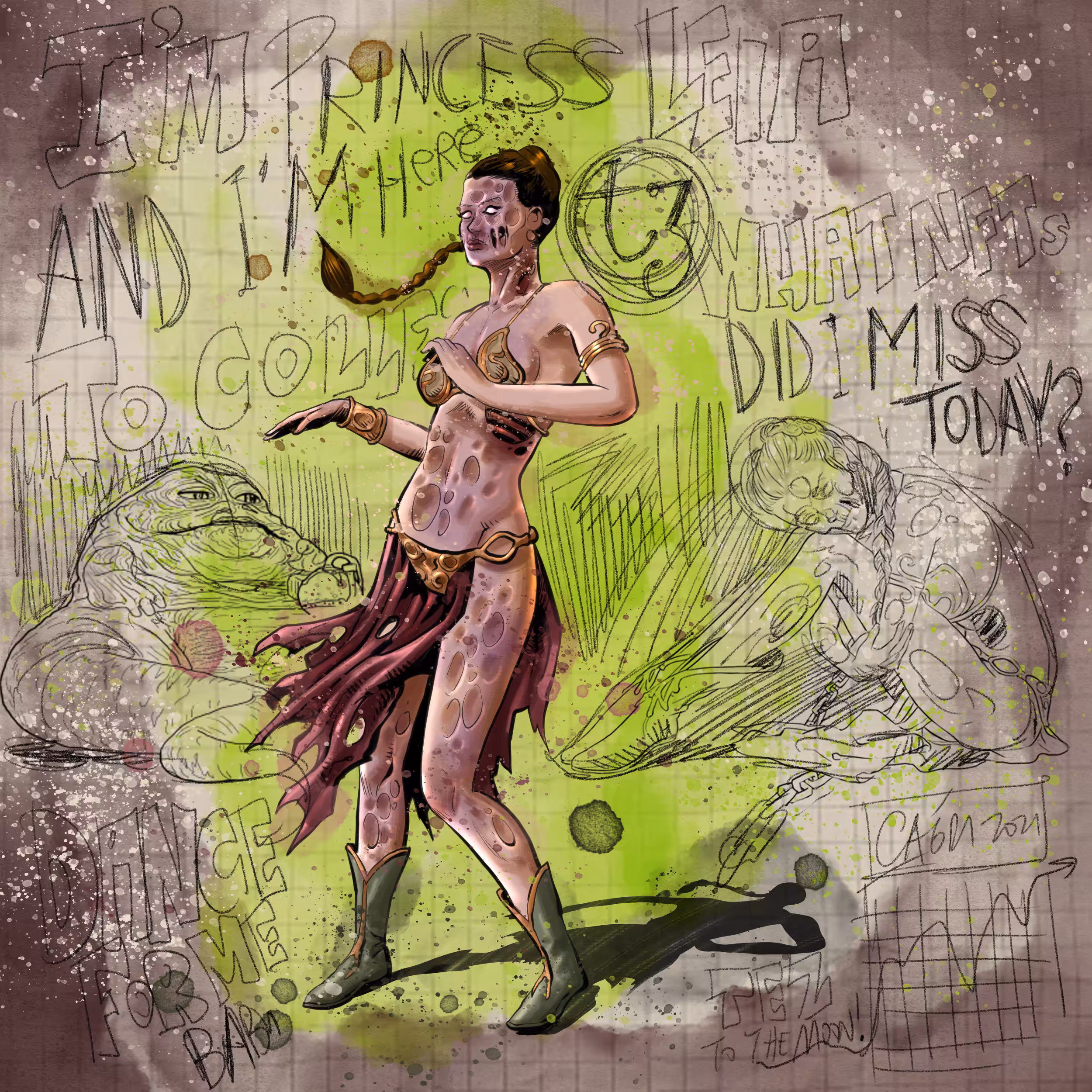 'DANCING ZOMBIES', ANIMATION FRAME #18