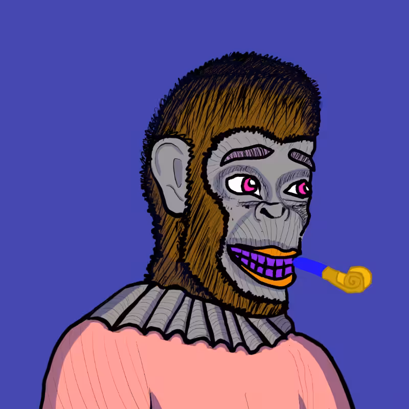 Clown Ape Club Tezos Ultra Superior-CACTUS #12
