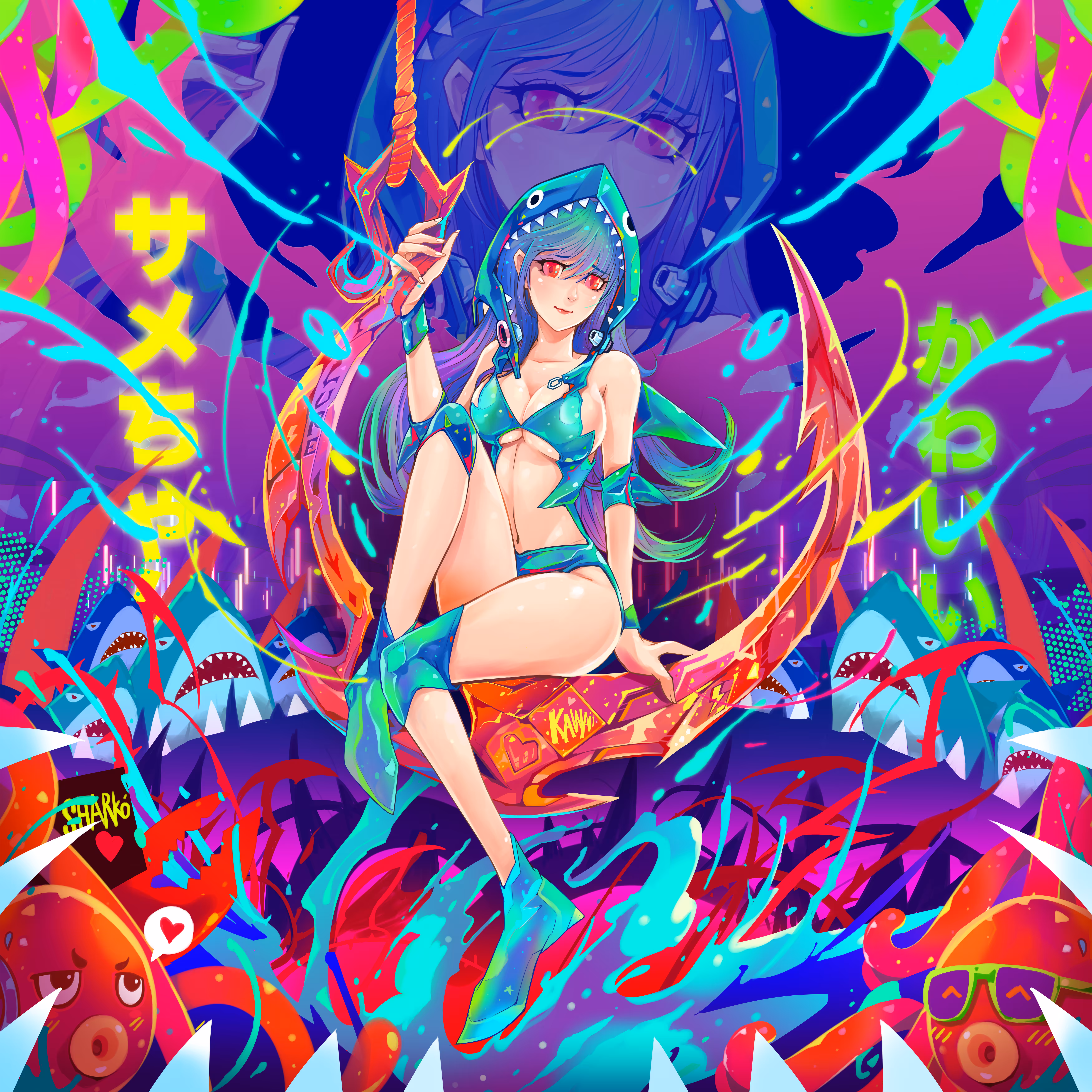 #03KAWAII HATO LURE of SAMECHAN!! / サメちゃんのルアー