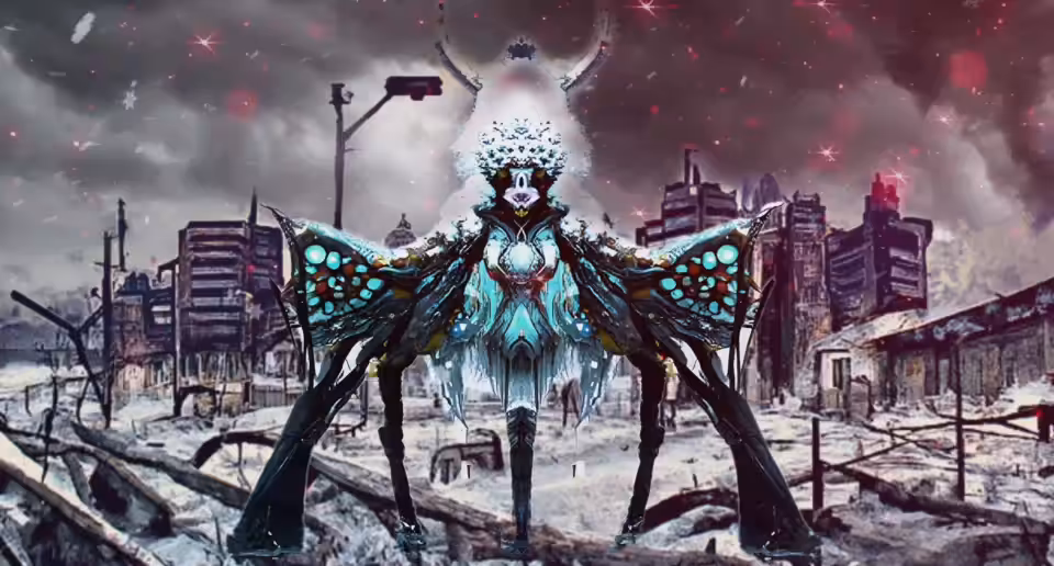 Snow Moth Dystopia
