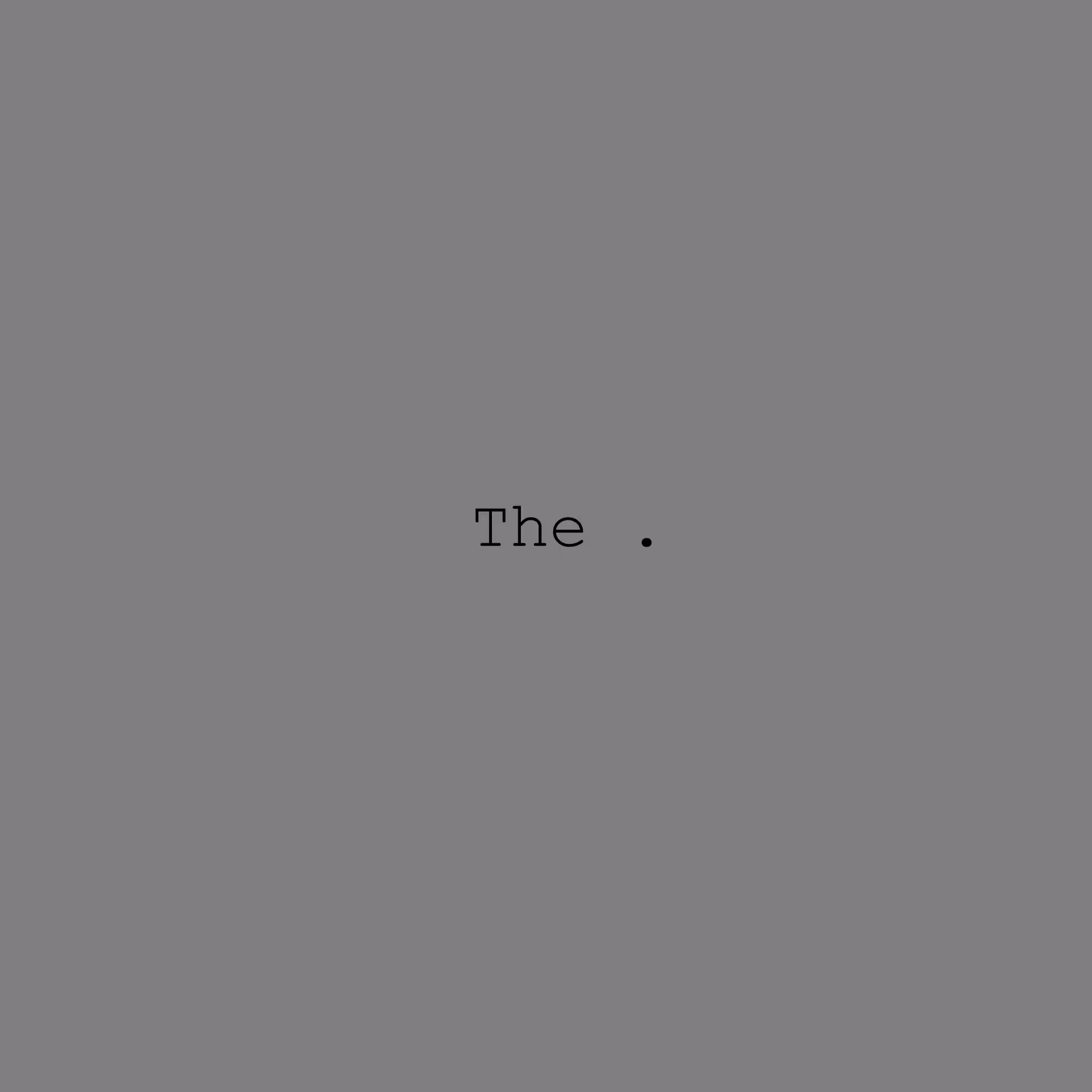 The .